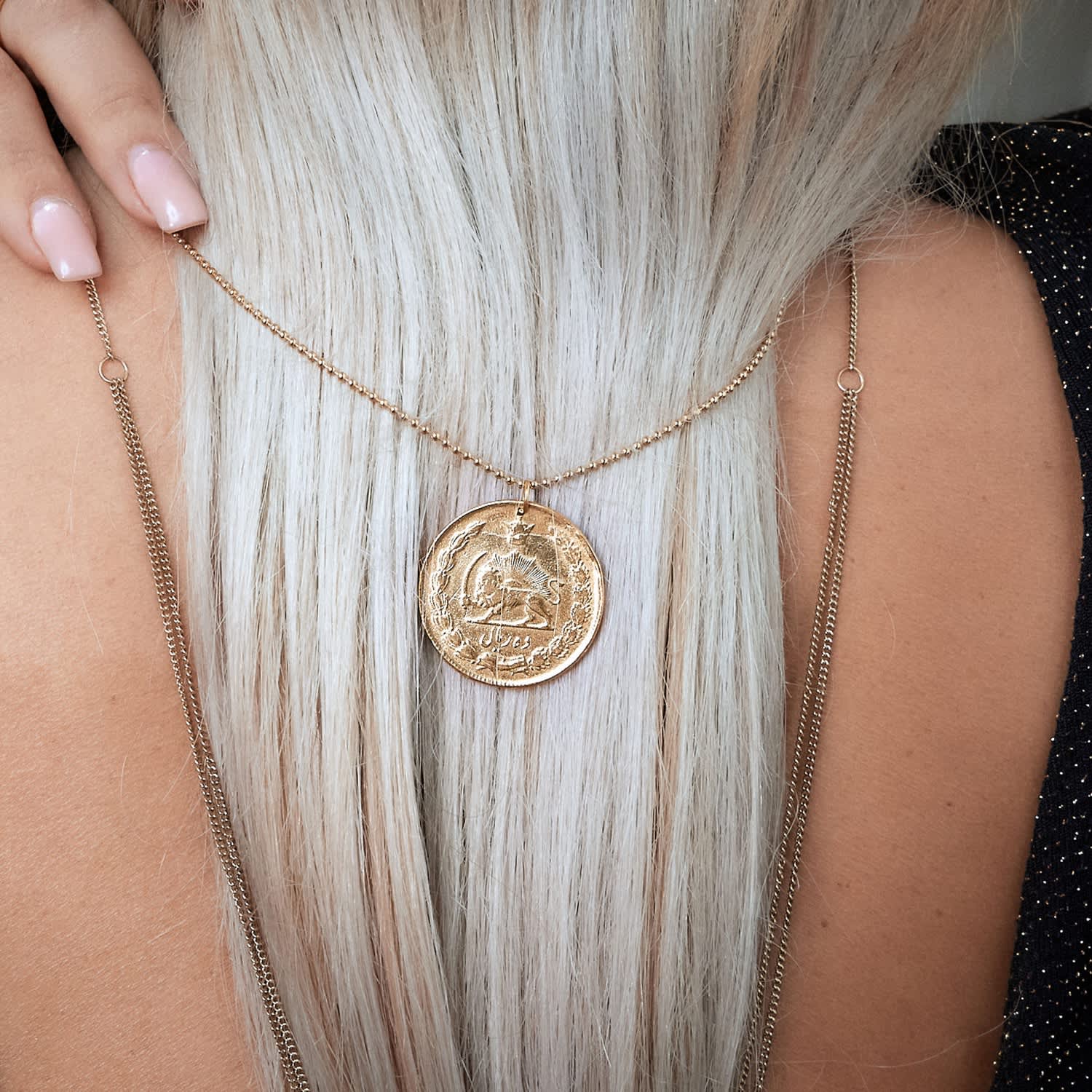 The Lion The Sun Necklace Sarah Regensburger Wolf Badger