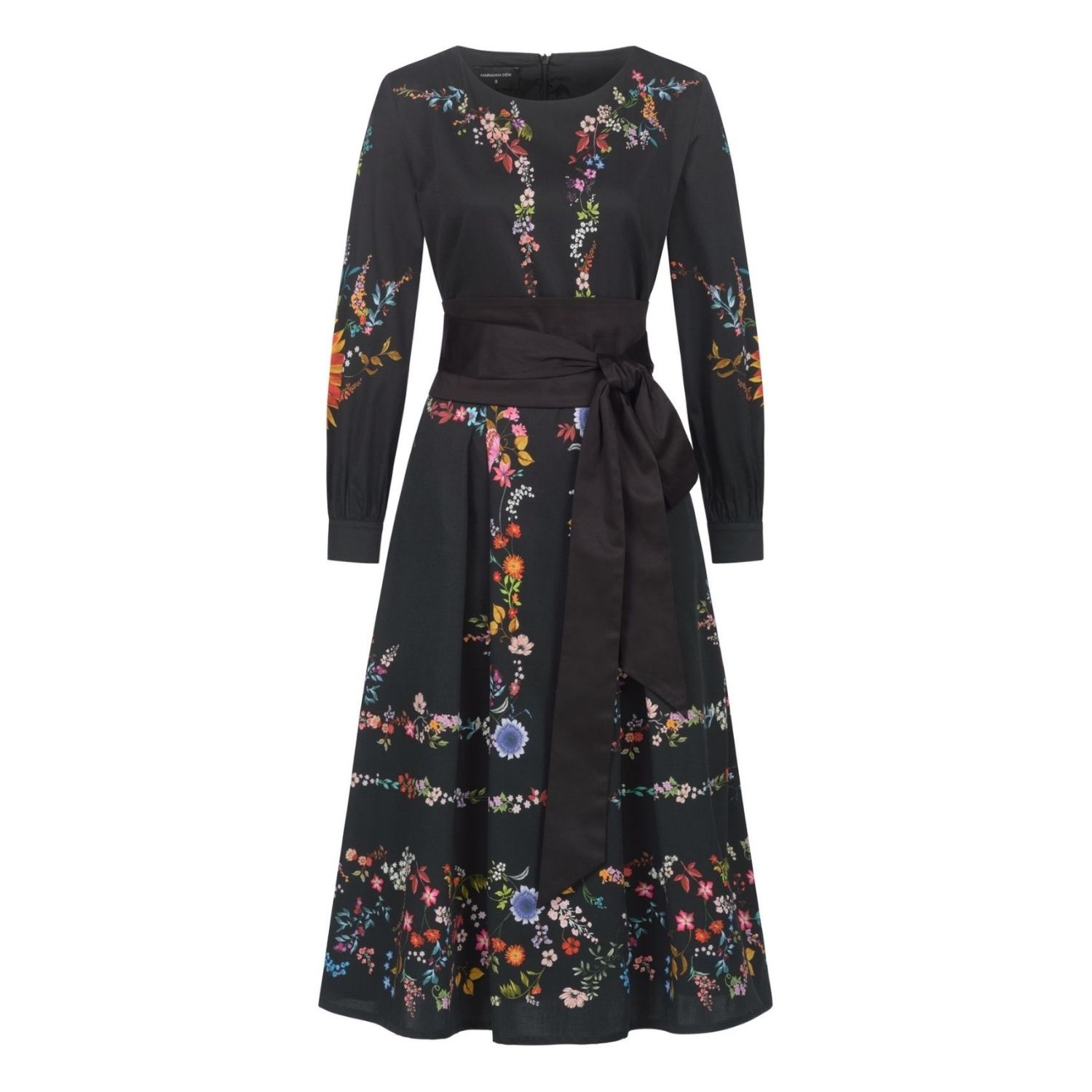 Marianna Déri Women's Black Autumn Bouquet Dress In Black