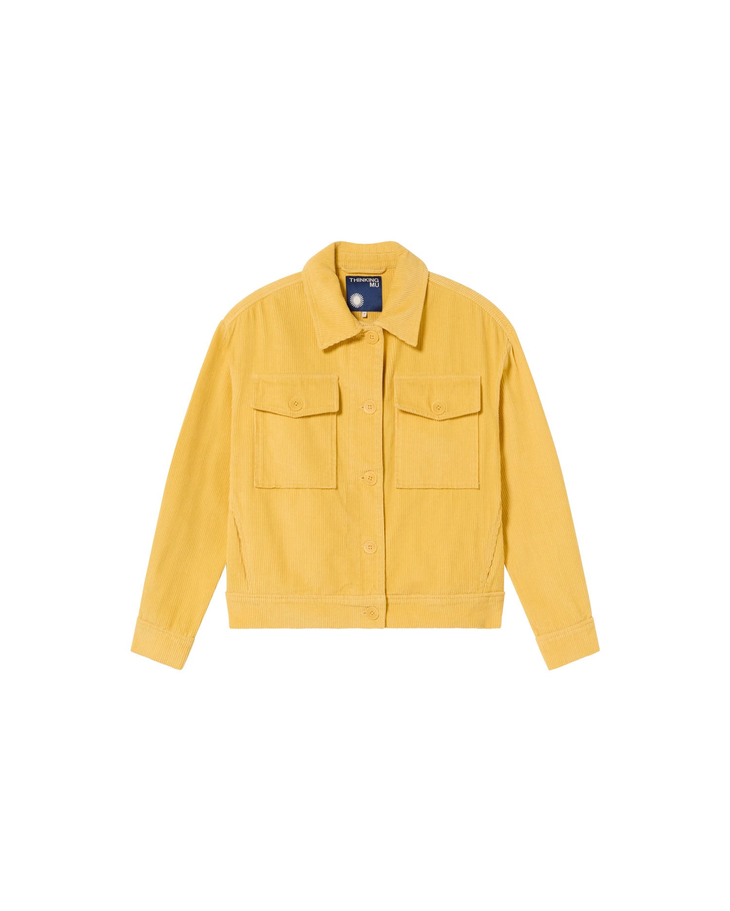 Women’s Yellow / Orange Yellow Corduroy Frans Jacket Small Thinking Mu