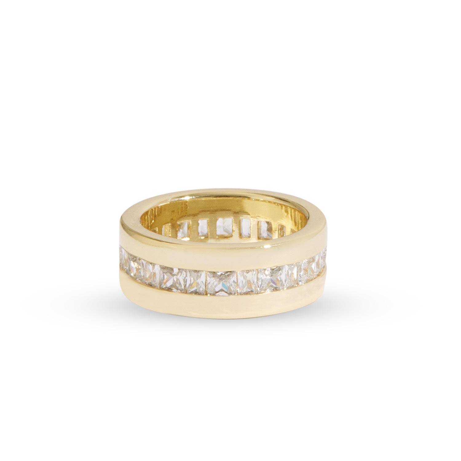 Drae Collection Women's Square & Baguette Ring Gold In Gold