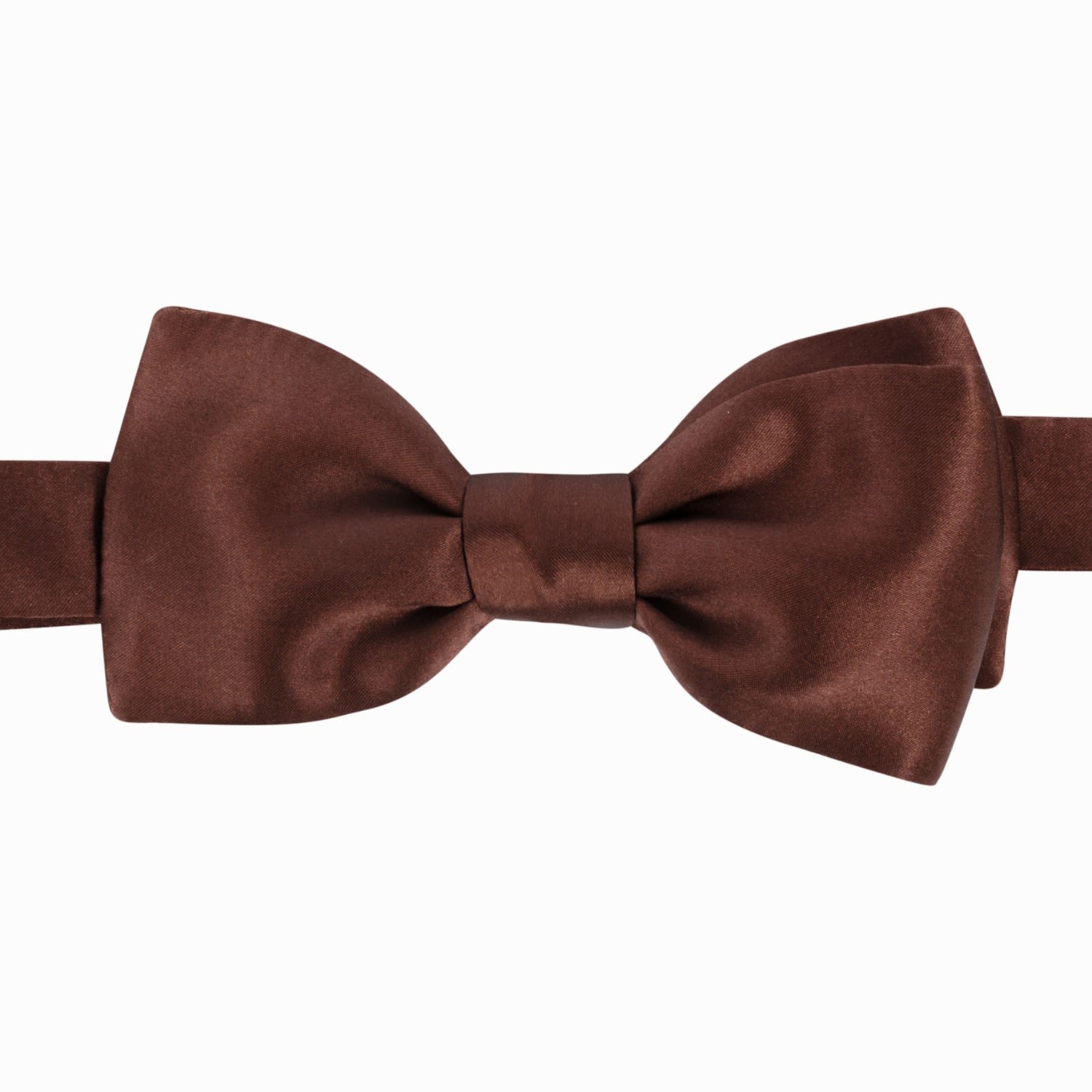 Le Colonel Men's Brown Chocolate Silk Bow Tie In Brown