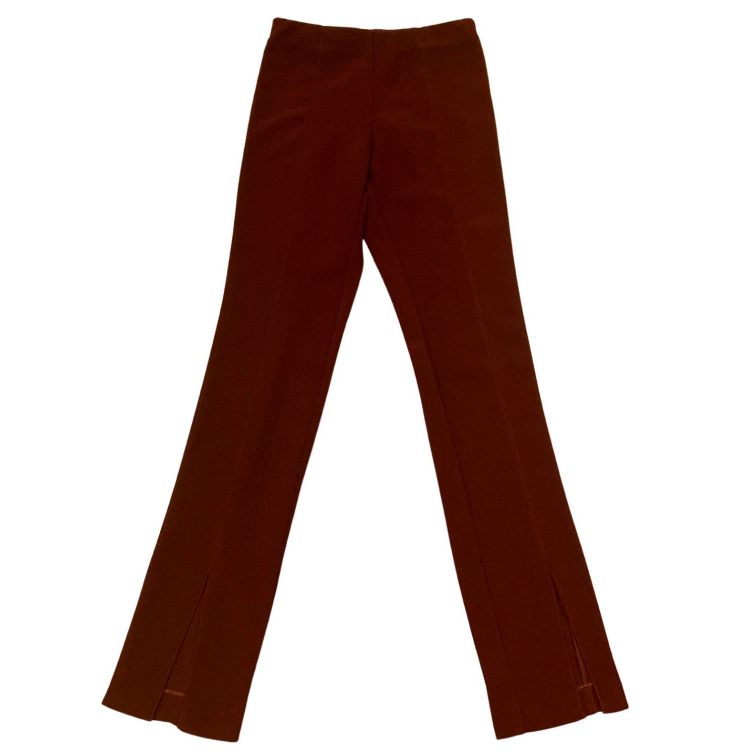 Lindsay Nicholas New York Women's Red Ally Pant In Wine In Burgundy