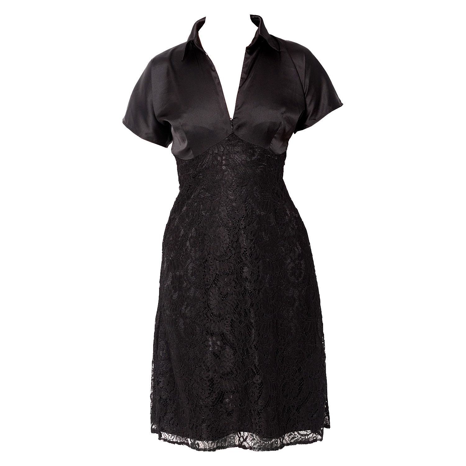 Women's A Dress With A Touch Of The Last Century - Black | XXL | Maison Bogomil
