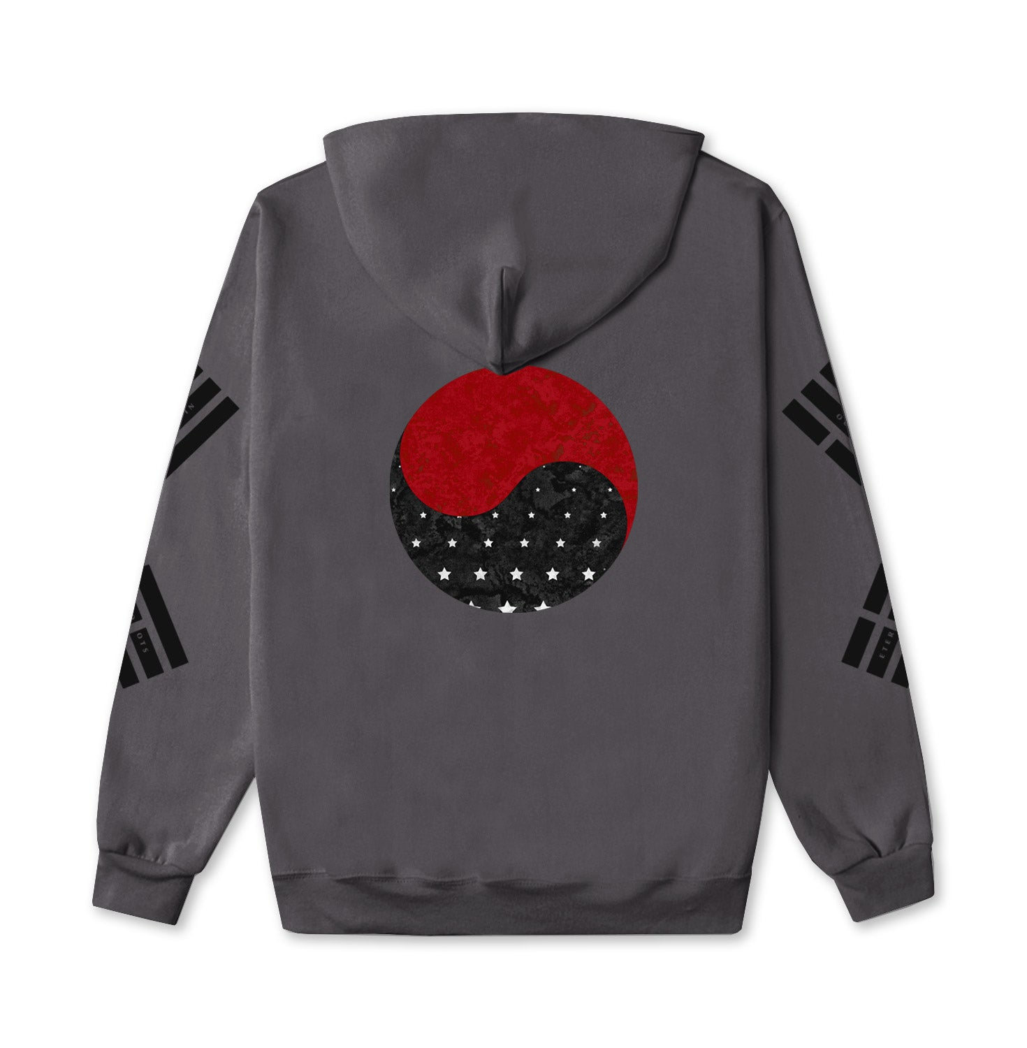 Korelimited Grey Taeguk Kr-am Hoodie In Shadow In Gray