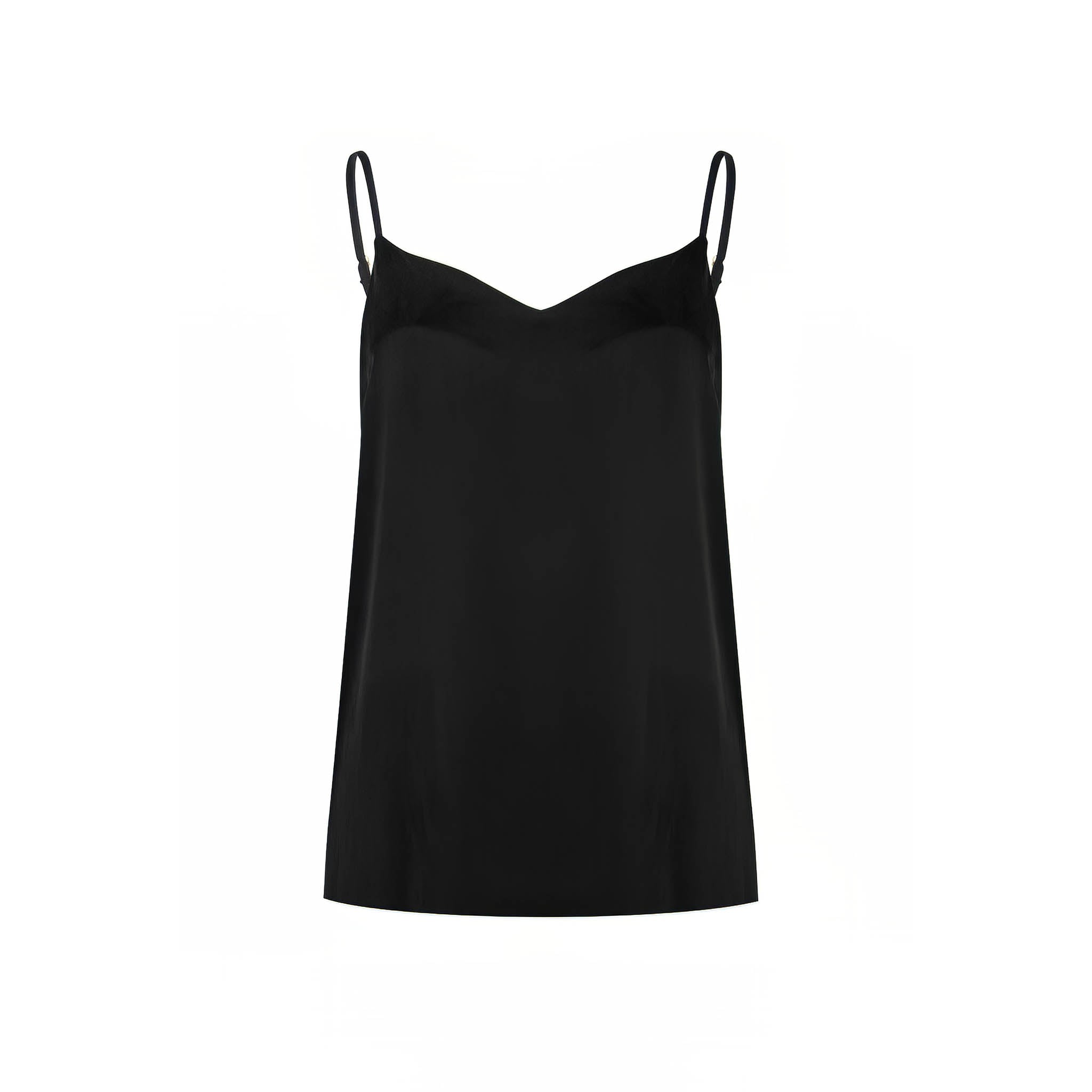 Women’s Silk Dreamscape Slip Dress Black Medium Nokaya