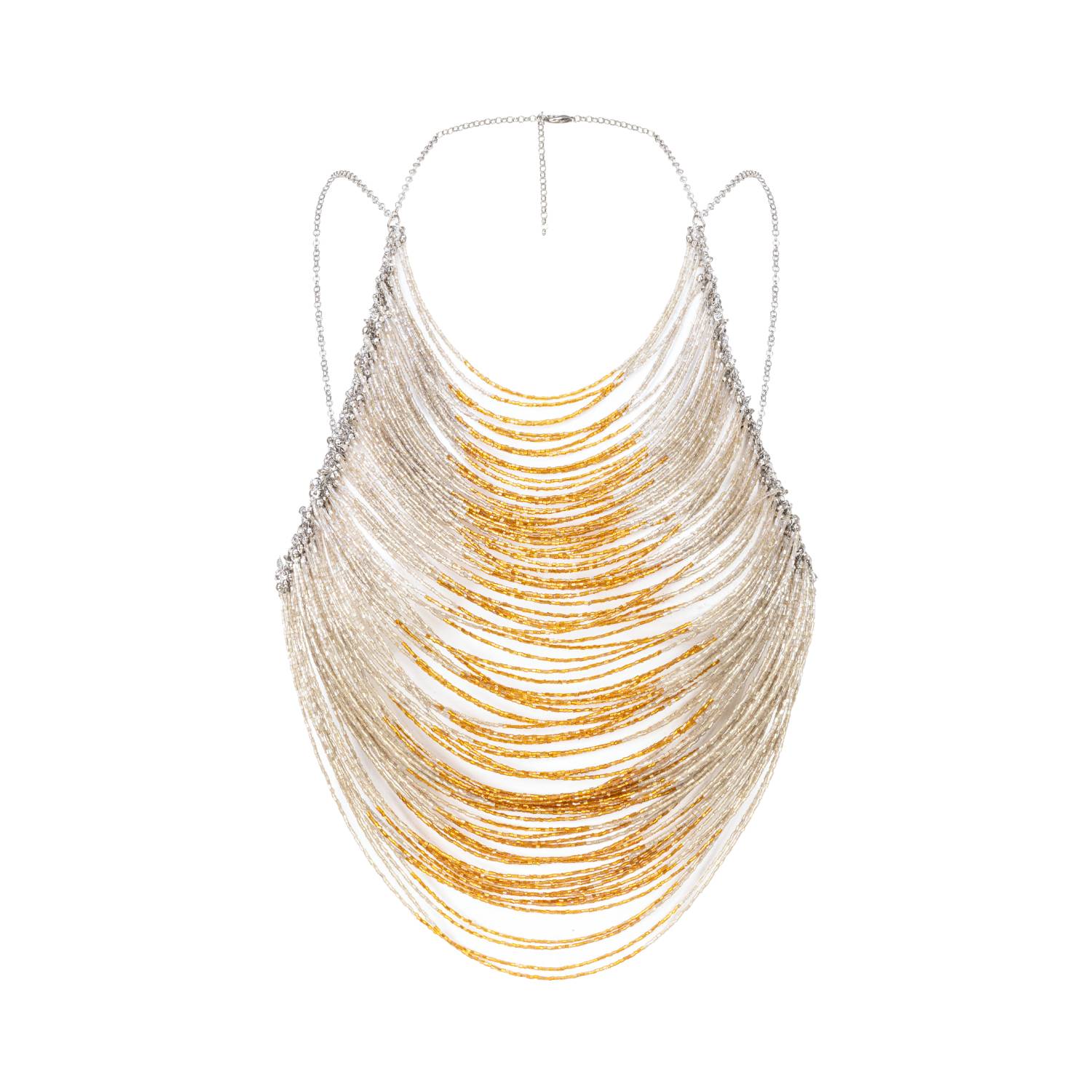 Khéla The Label Women's Tempt Me Tender Beaded Top In Gold In Gold