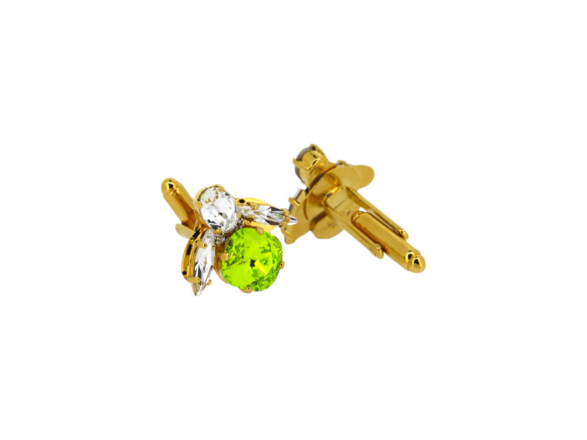 Vickisarge Men's The Green Bee Cufflinks In Gold
