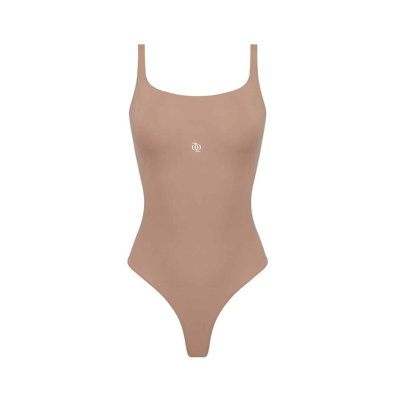 Women's Neutrals Second Skin Square-Neck Bodysuit Nude | Small | God Save Queens