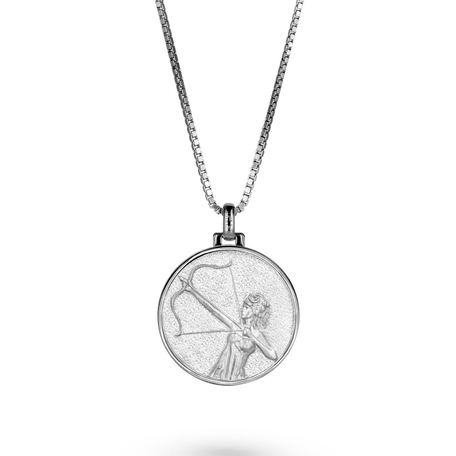 Vermaye Switzerland Women's Artemis Necklace Silver Boxchain In Silver