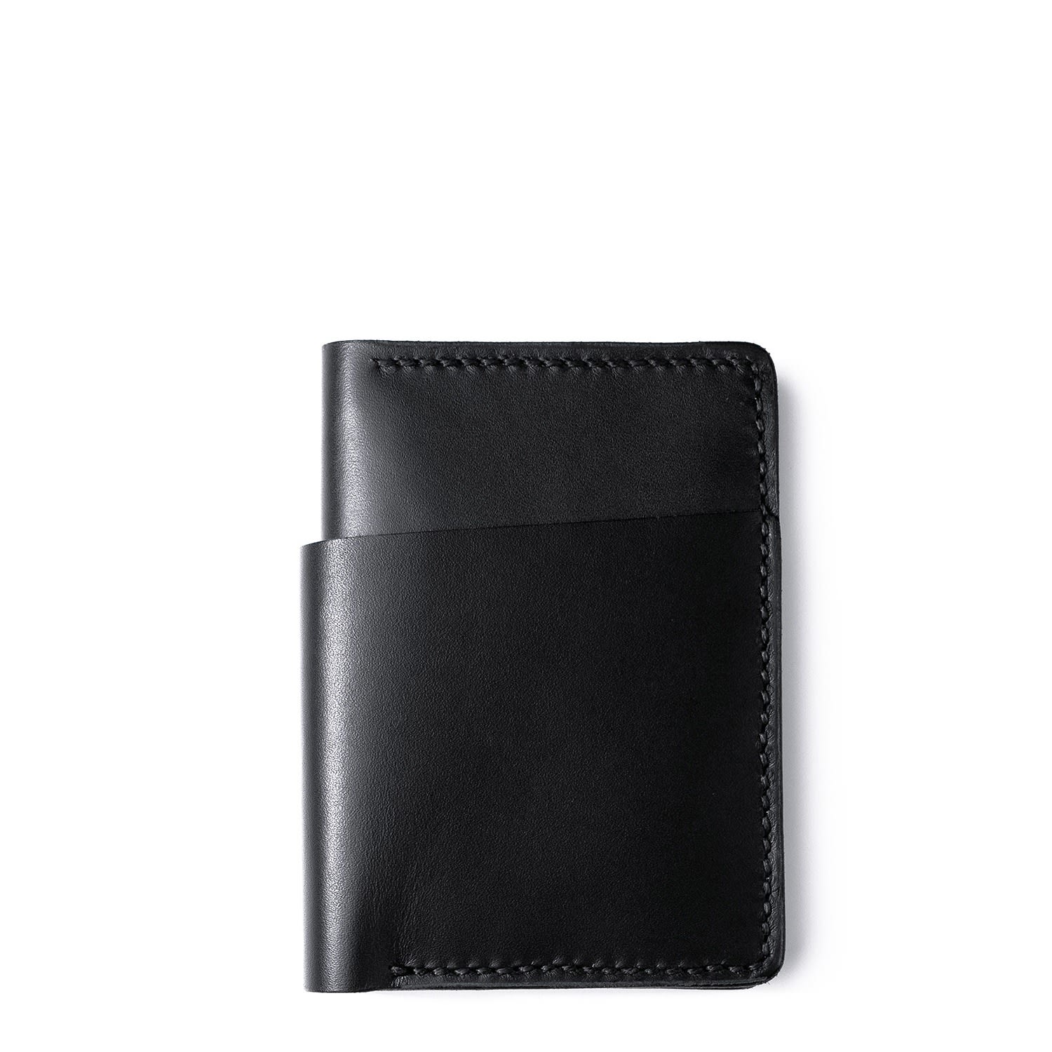 Roarcraft Men's Vertical Wallet With Cash Pocket - Black In Black