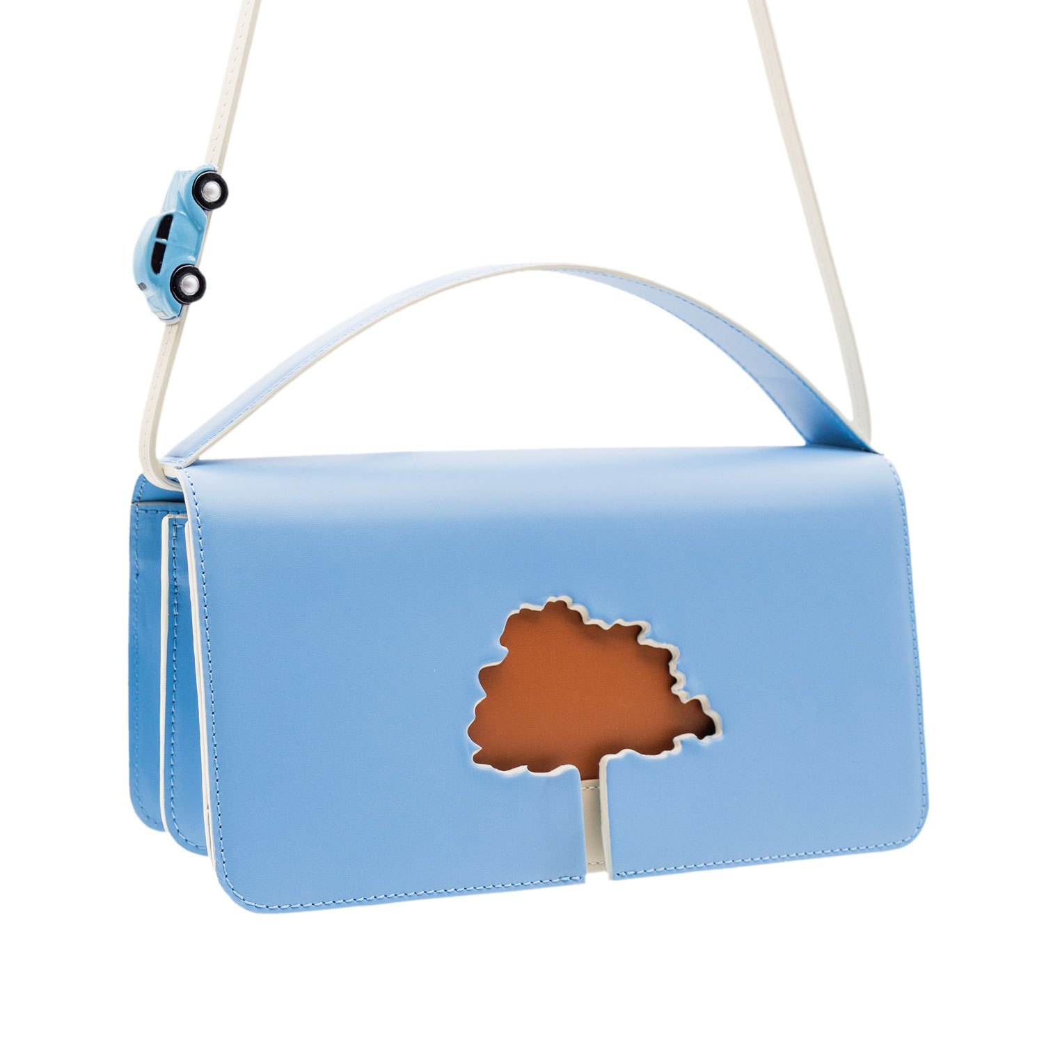 Absurde Women's Speed Limit Medium Bag In Blue Leather