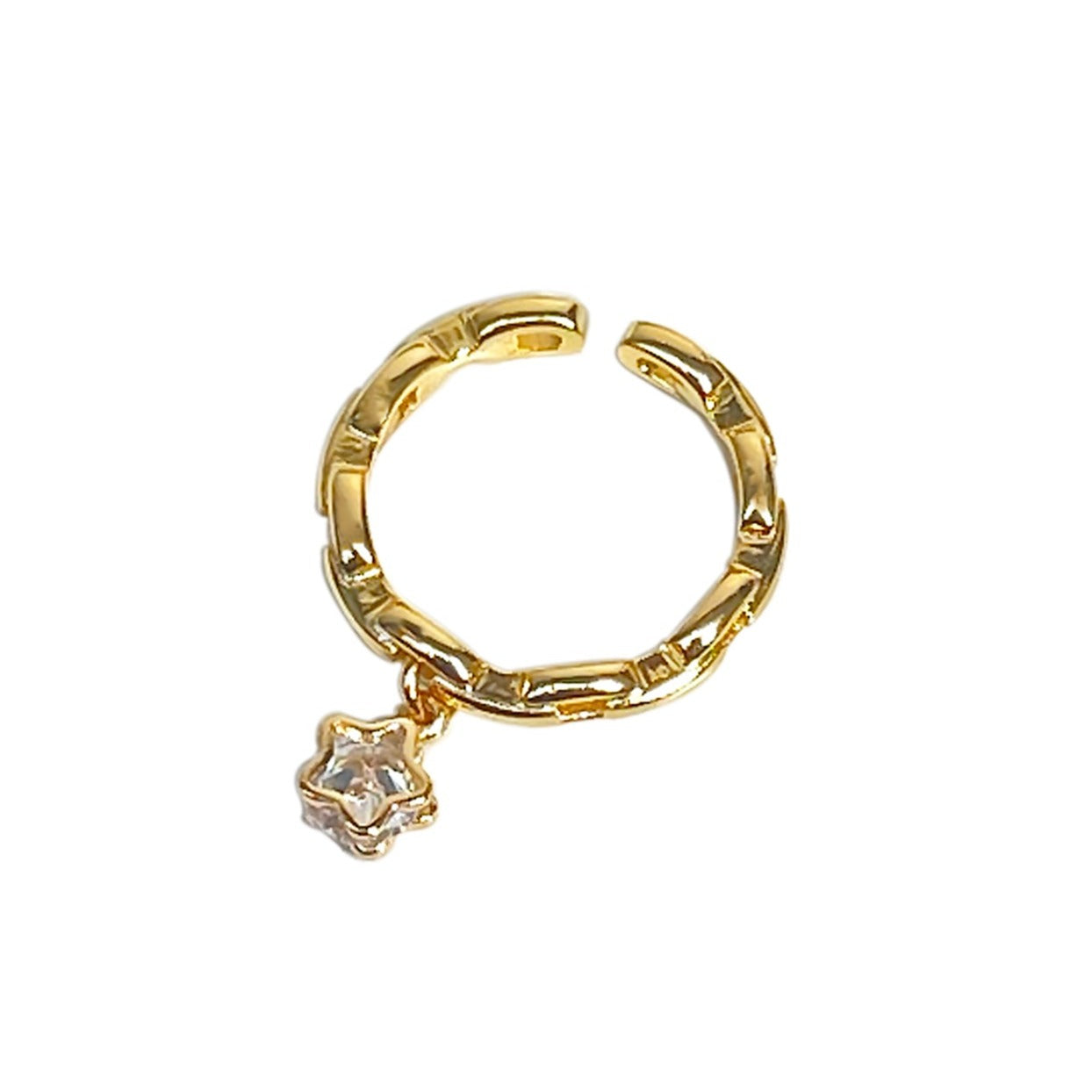 Women’s Gold The Celestial Link Ring Ninemoo