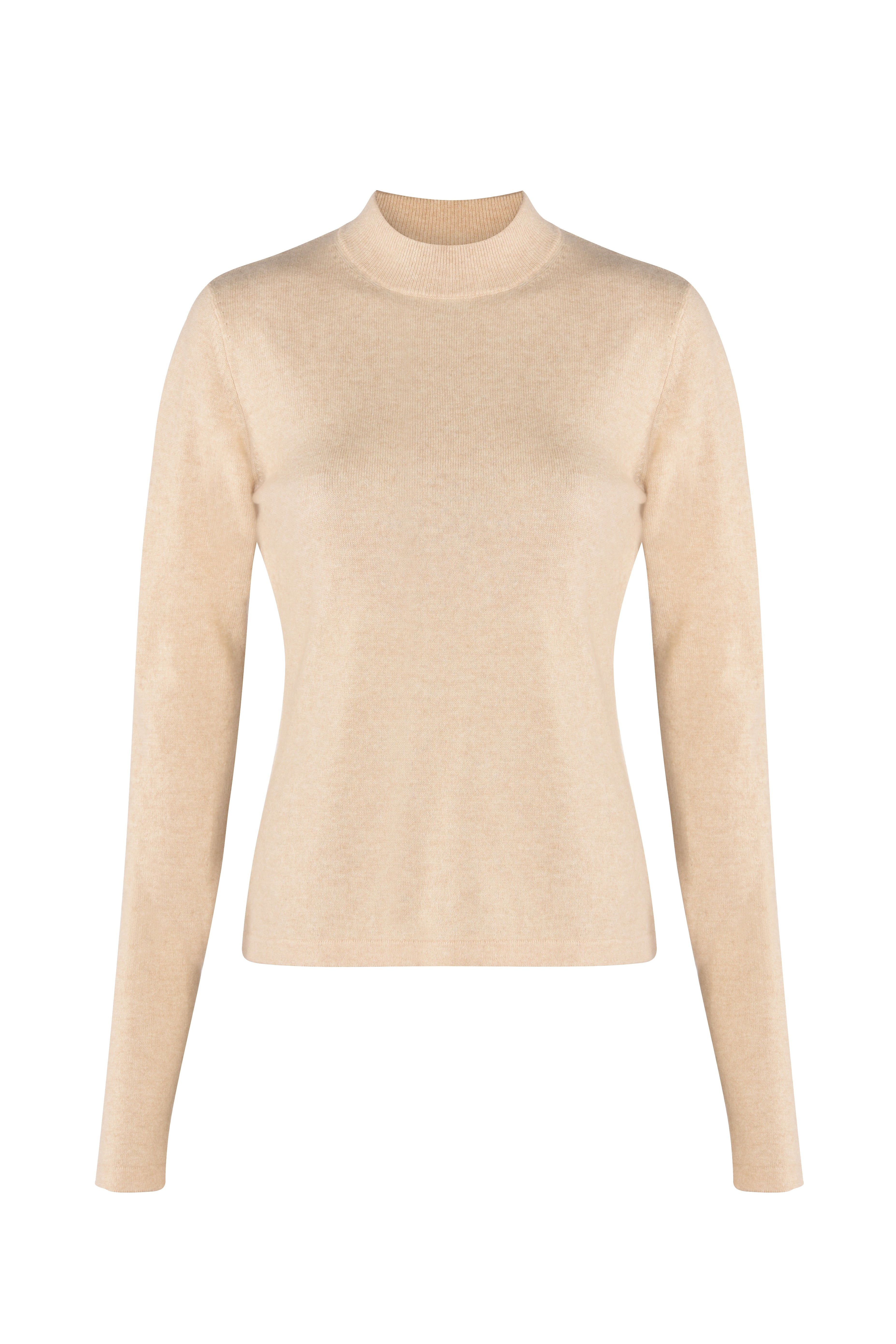Justlove Women's Neutrals Merino / Cashmere Sweater Poise Beige In Beige