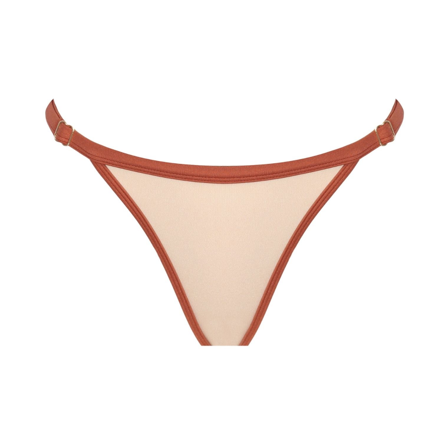 Yorstruly Women's White Bari Bikini Bottom - Colour Cream - Bikini Bottom With Adjustable Straps In White