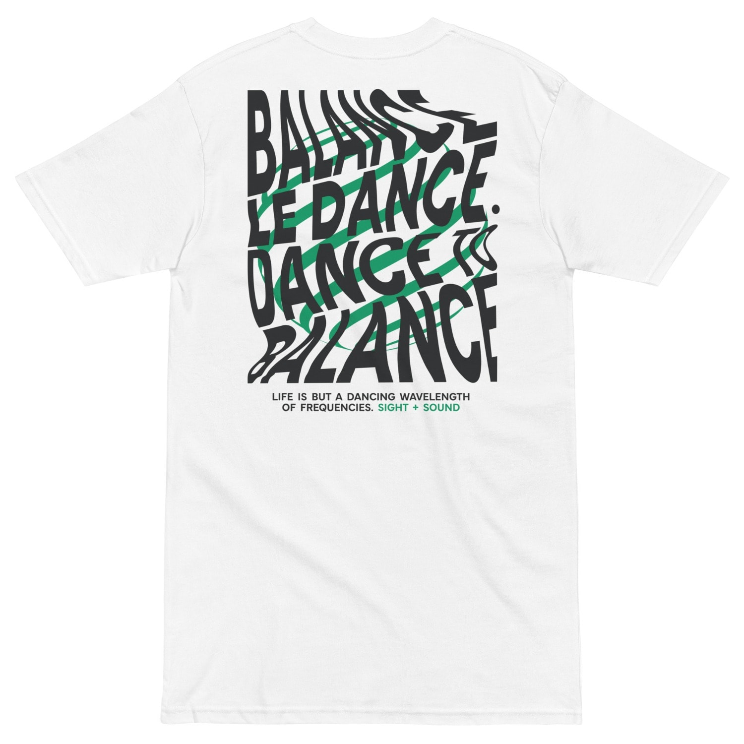 Anchor & Crew White Balance Le Dance Disco! Heavy Cotton Embroidered T-shirt - Women In White