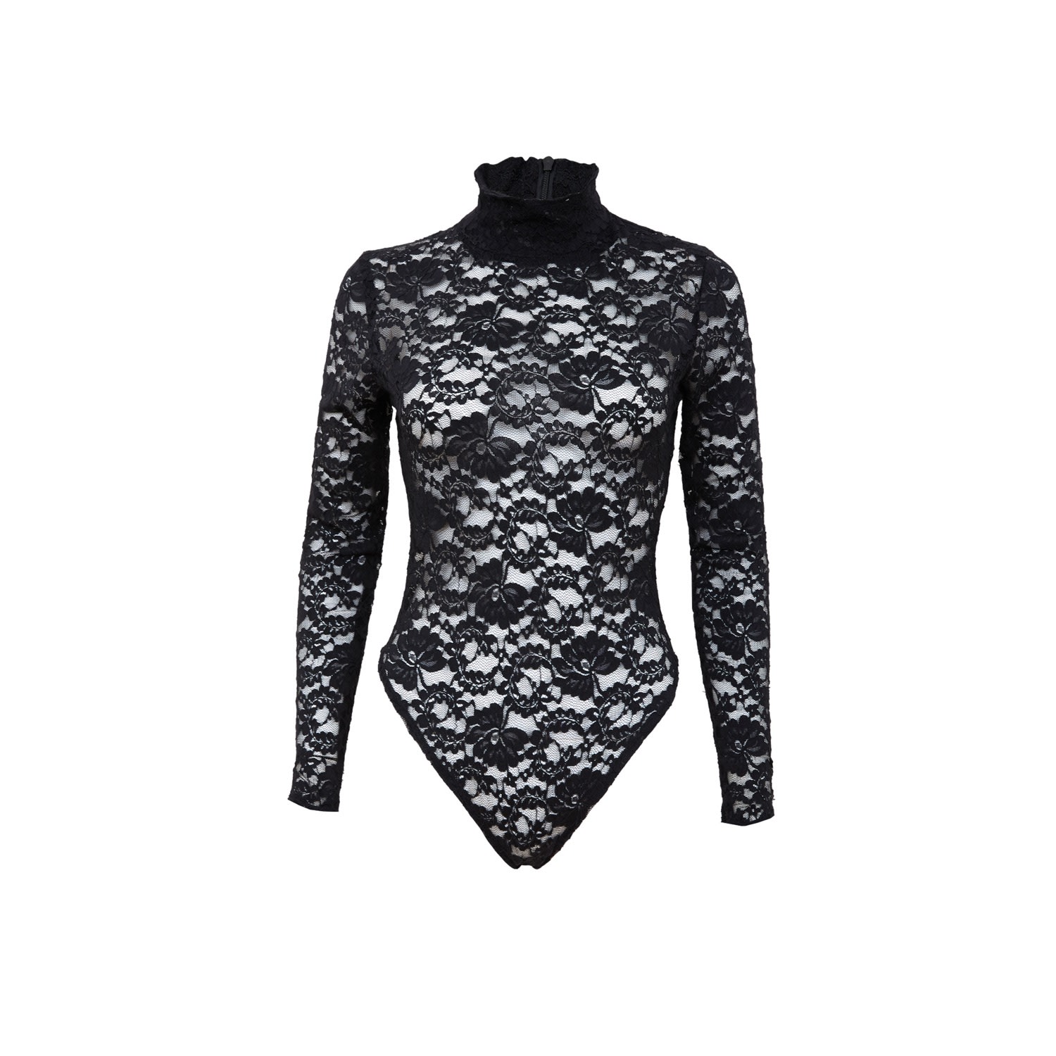 Sarah Regensburger Women's Black Wicked Lace Bodysuit In Black