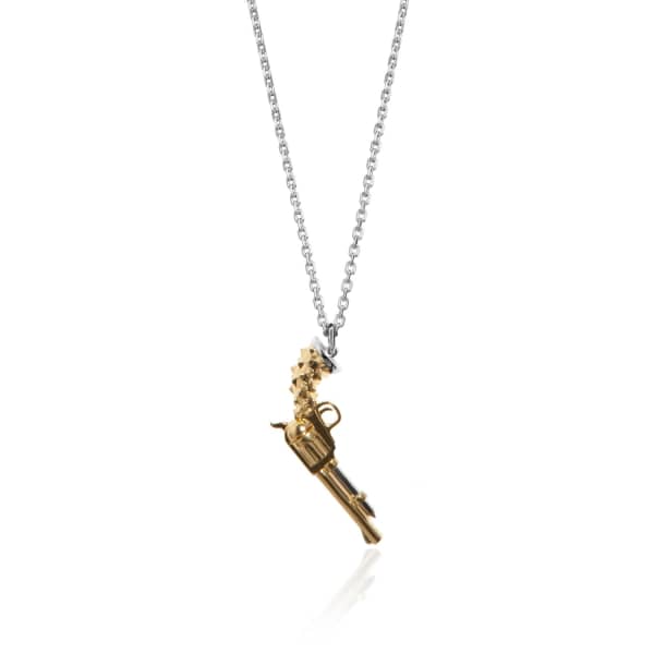 Gucci Gun Pendant Gold