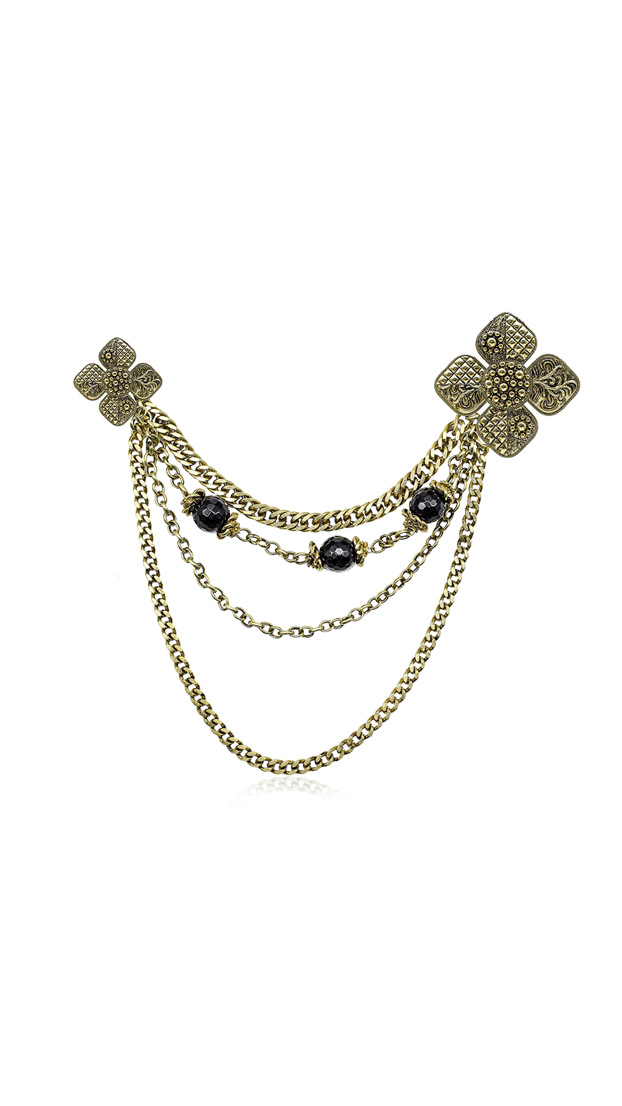 Women's Celestia Gold Plated Brooch | Bayemeyc