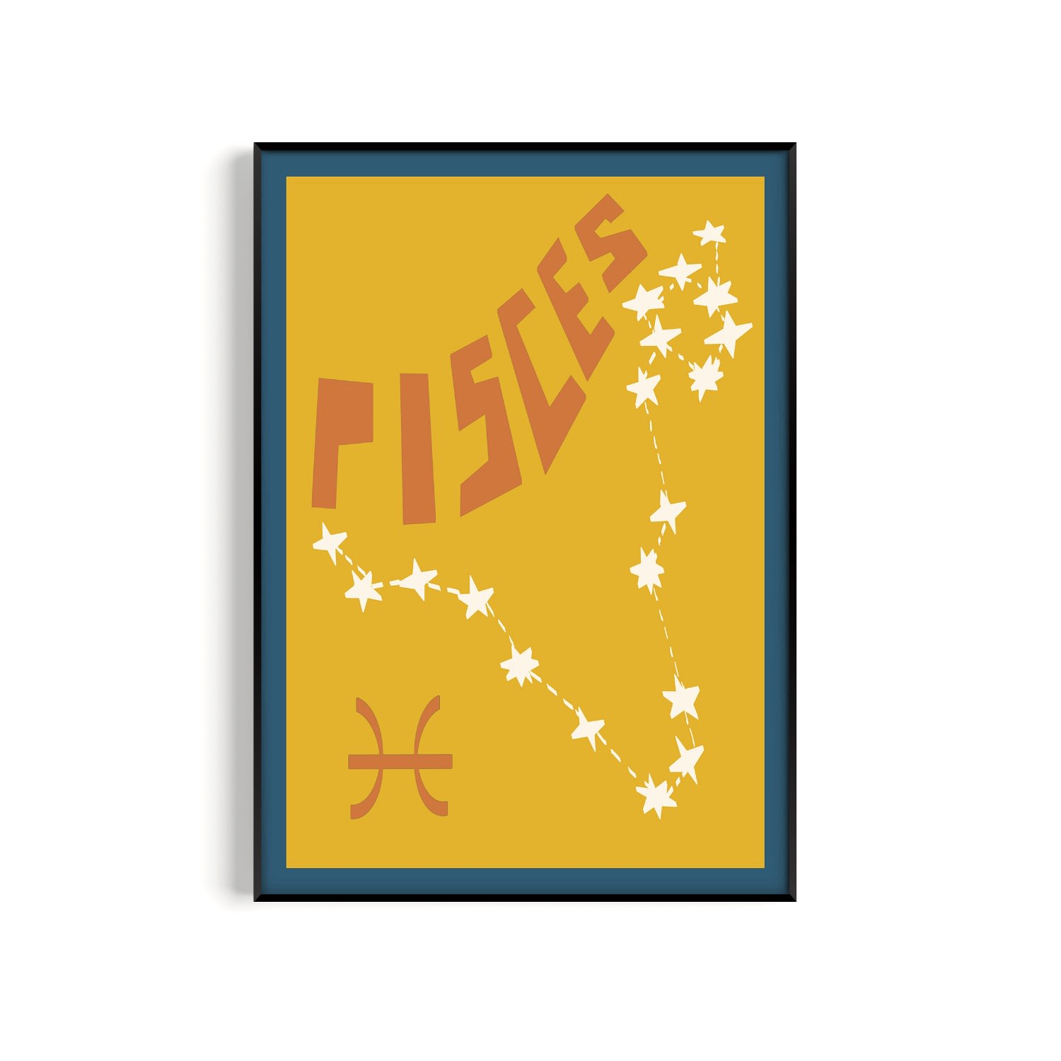 Natalie Cass Art Pisces Art Print - A2