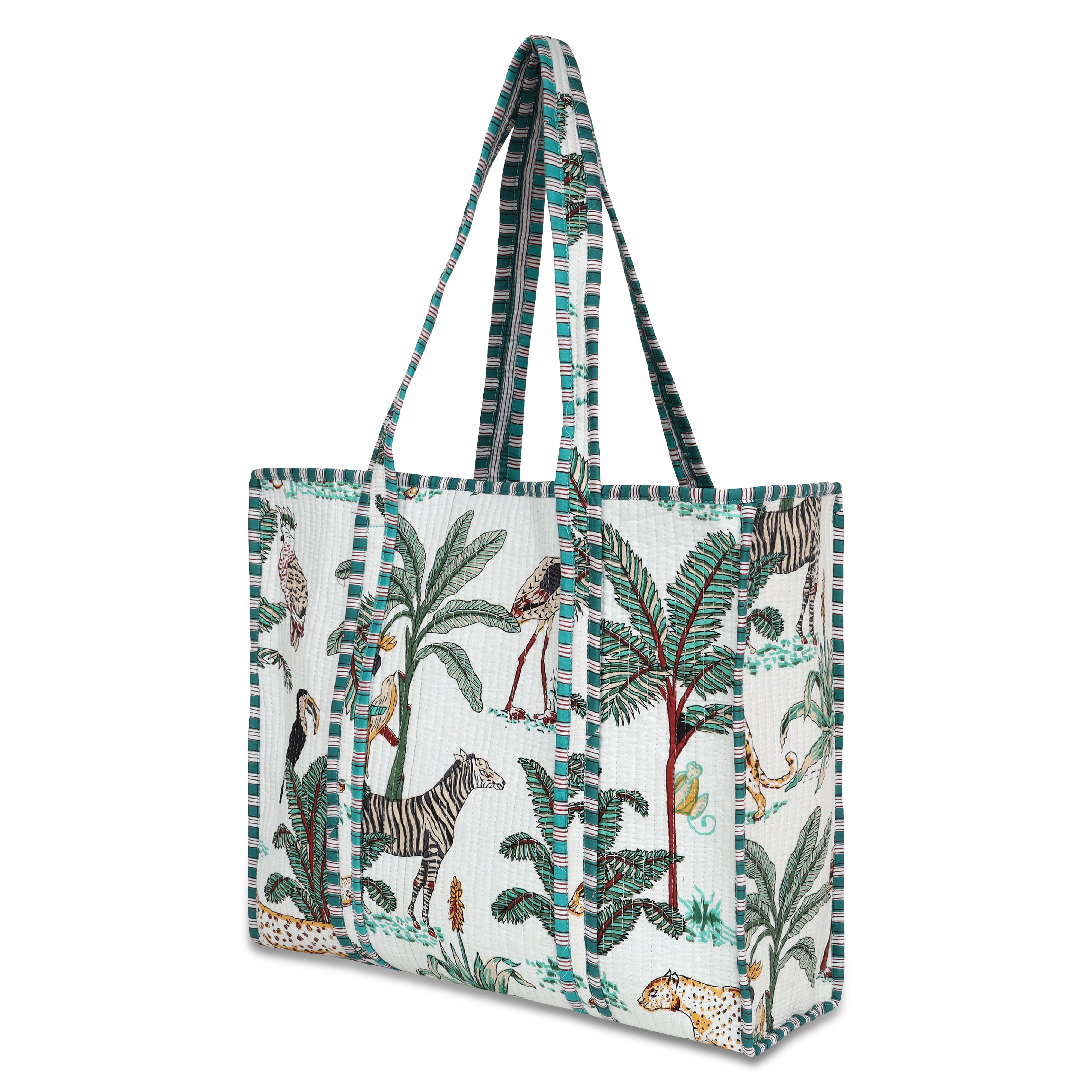Conscious Yoga Collective Women's The Ultimate Jungle Tote In White