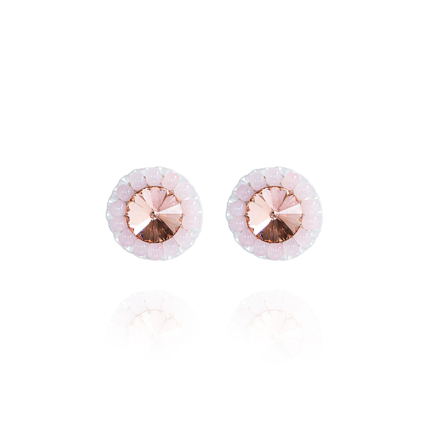 Women’s Neutrals Cleo Earrings In Peony Saule Label