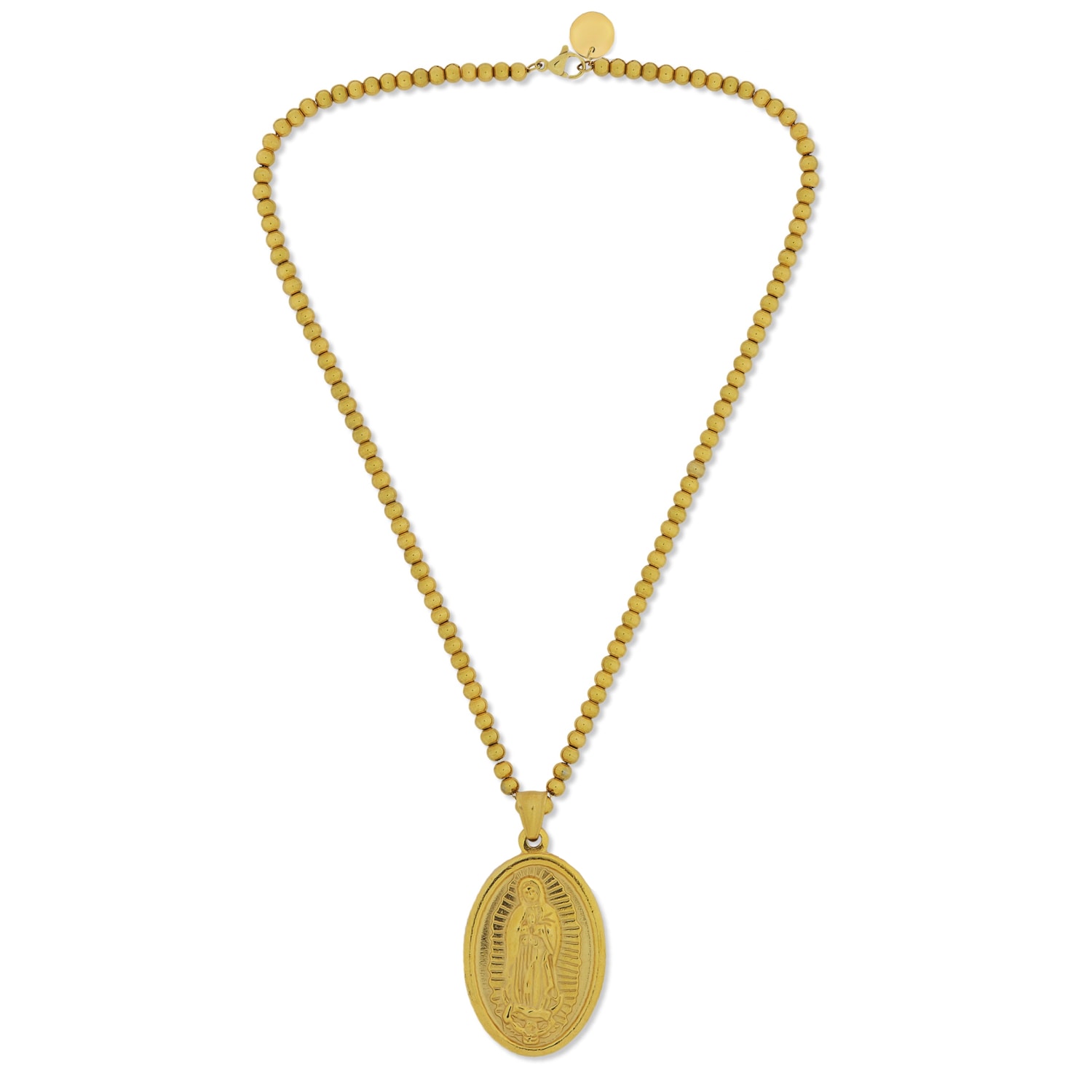 Women’s Gold Ange Bead Necklace Eljae