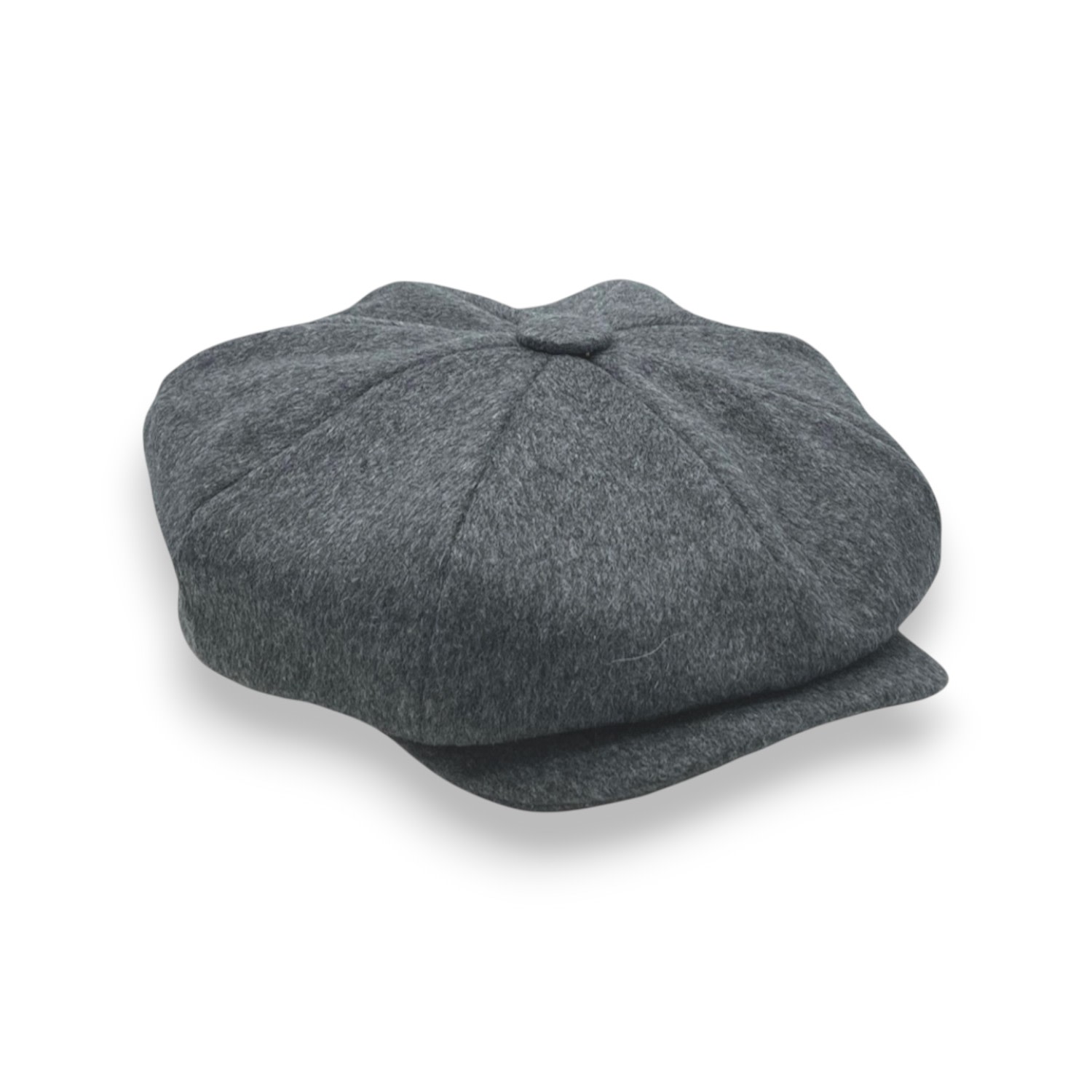 Mister Miller - Master Hatter Men's Grey Riley's Companion Bakerboy Cap In Cashmere In Gray
