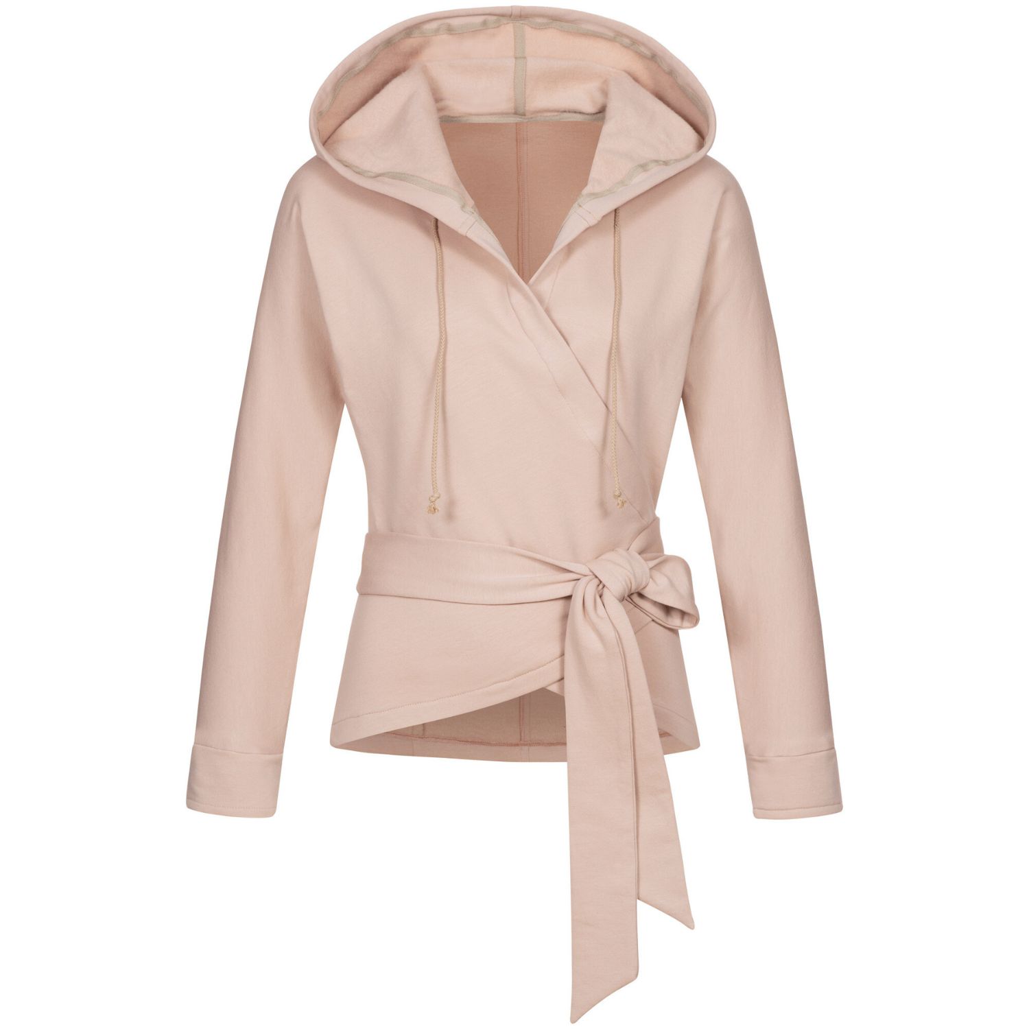 Women's Brown Wrap Hoodie Nude | Large | Marianna Déri