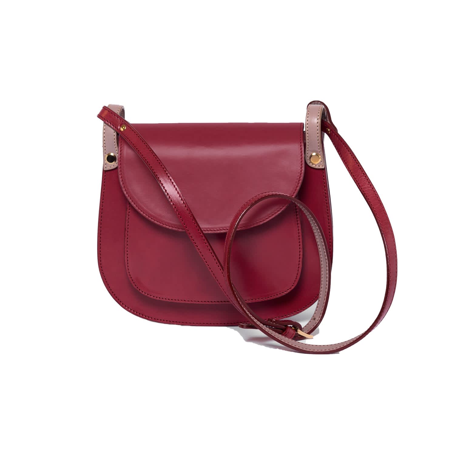 burgundy cross body bag