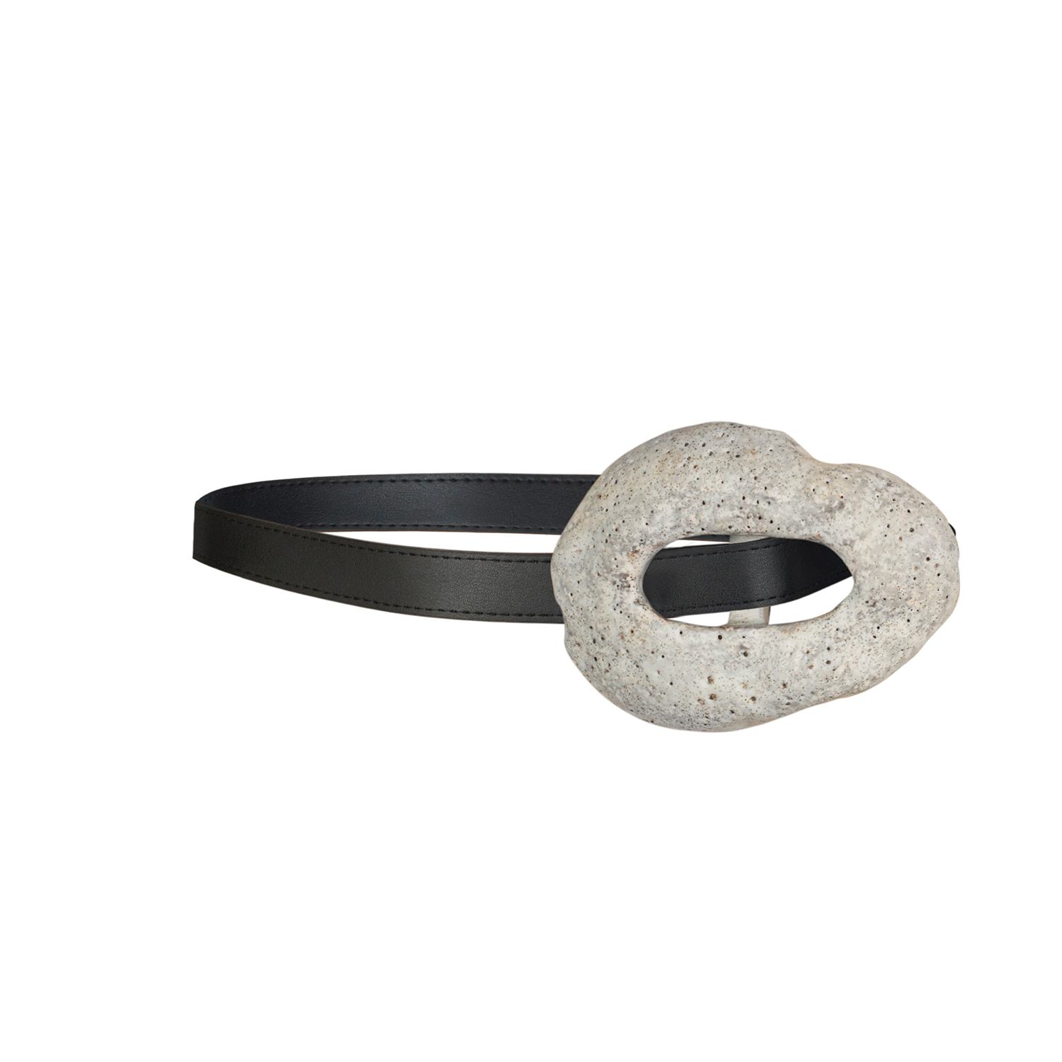Anemoia Women's Black Cuiron Belt In Black