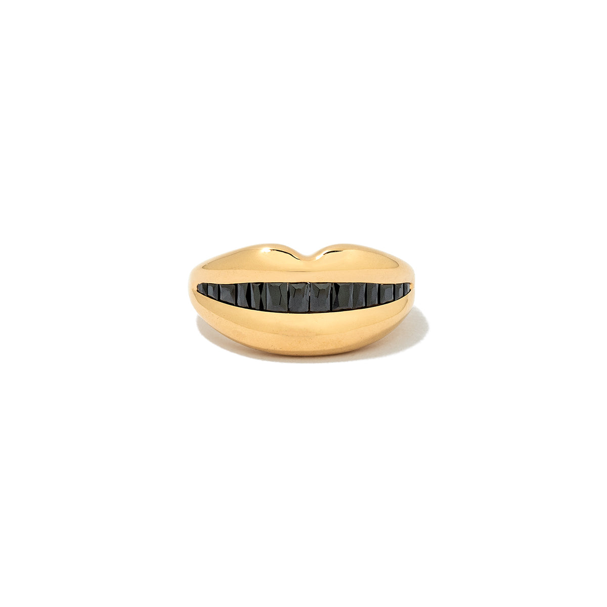 Women’s Rosie Lip Ring With Black Onyx Grill Minnie Lane