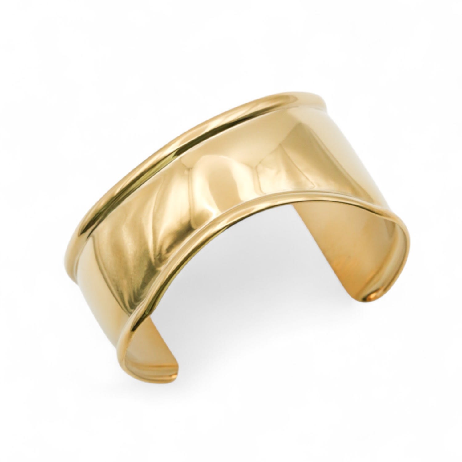 Women's Gold Arc Cuff Bangle | Miss Cecilia