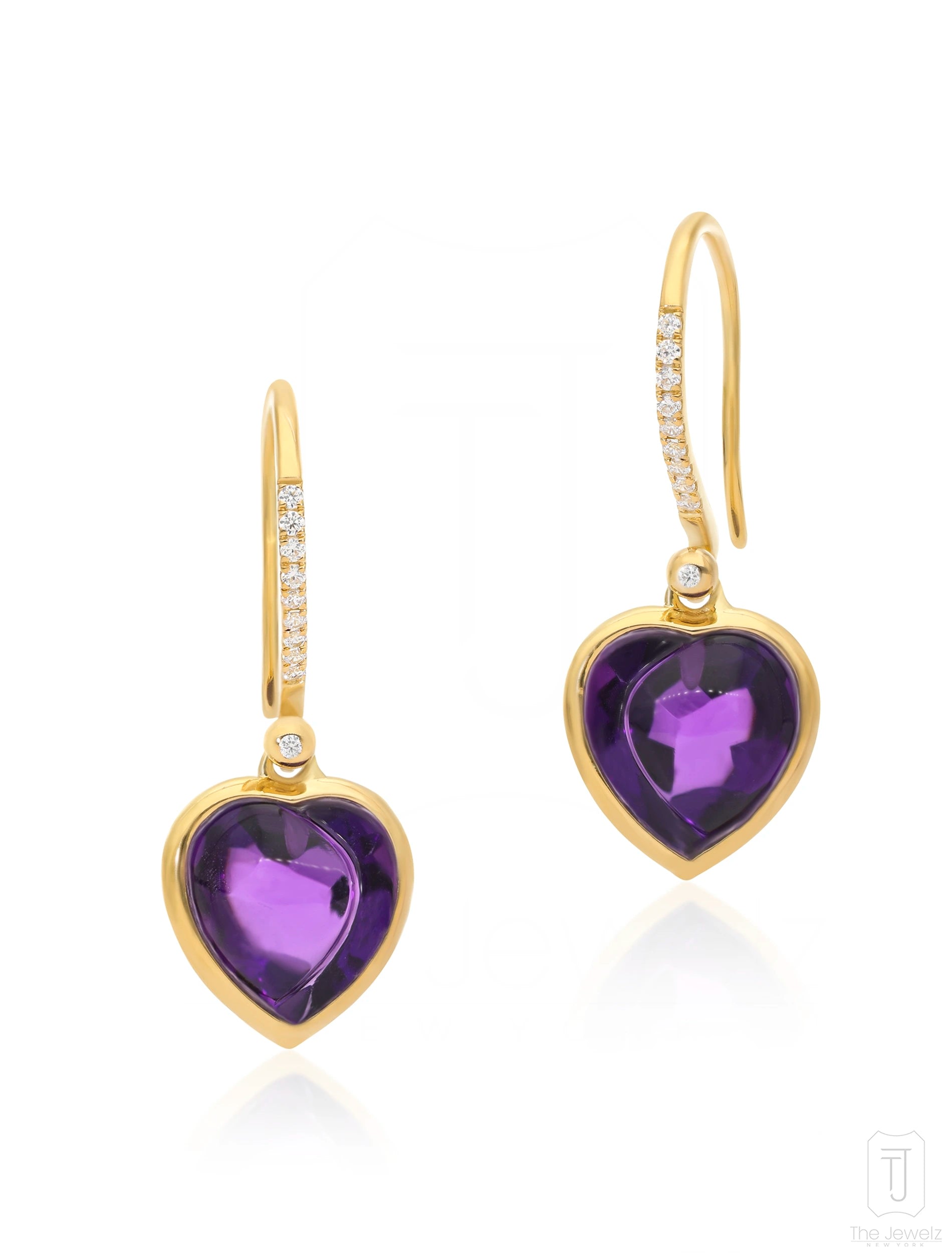 Women’s Gold Lover’s Rock French Earrings The Jewelz