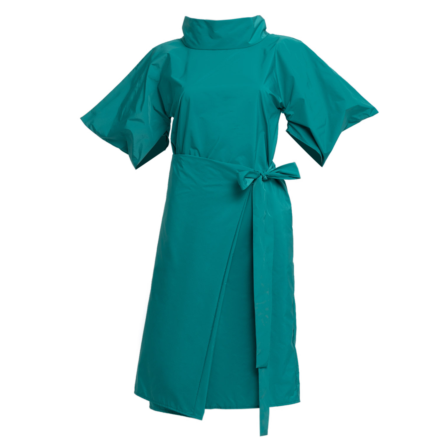 Bianca Popp Women's Nunnery Dress In Green Taffeta In Green