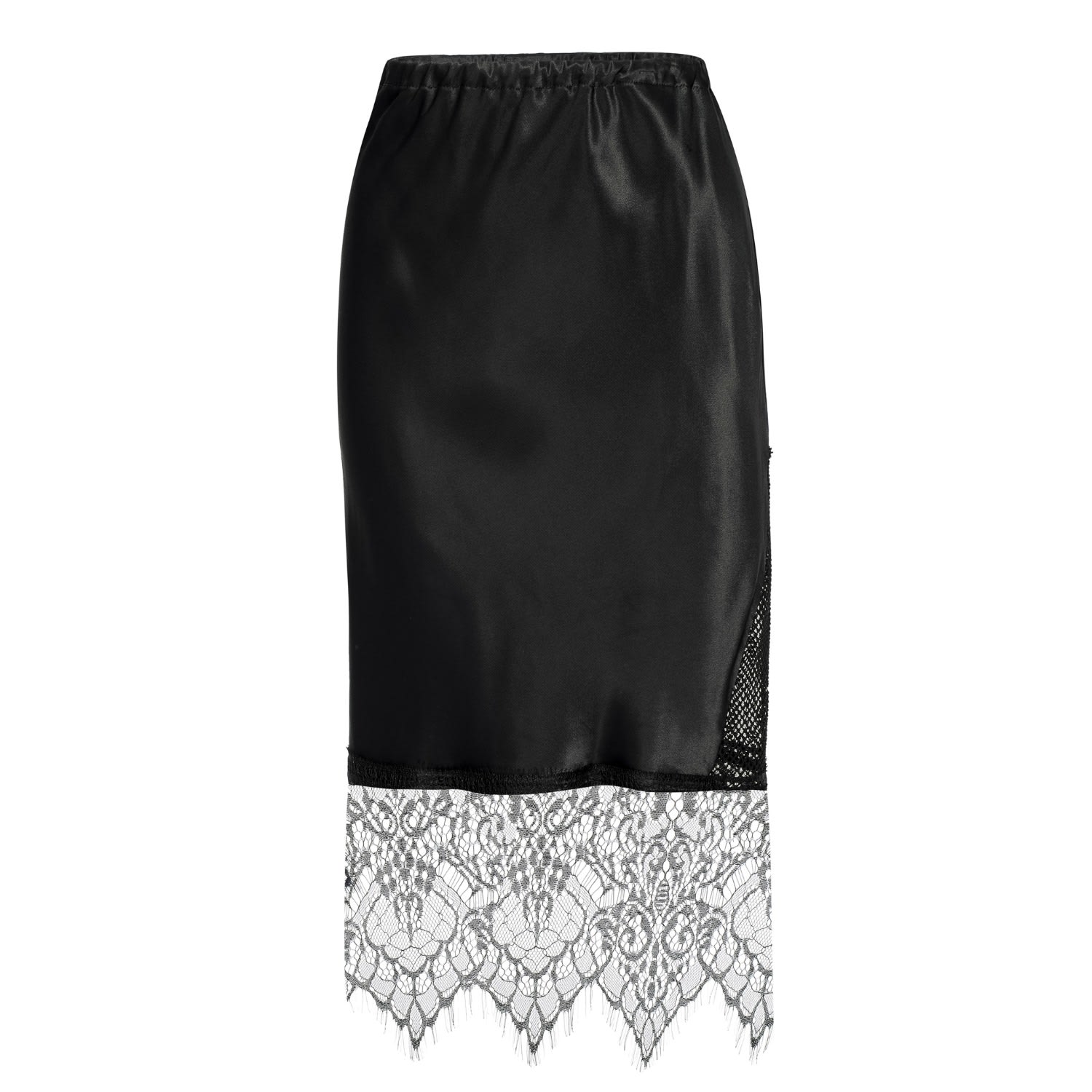 Shop Lahive Women's Black Hematite Bias Skirt