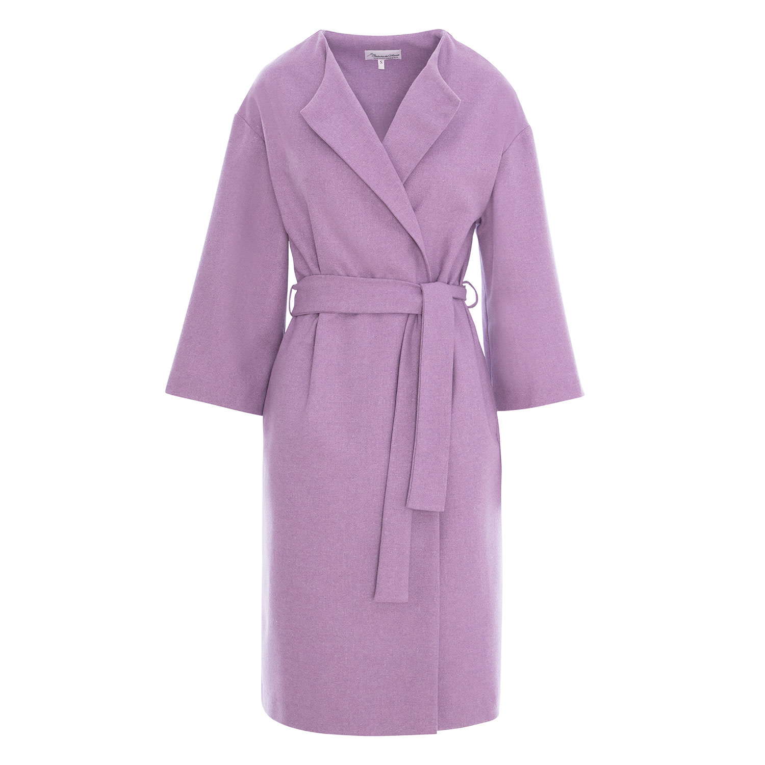 Couture De Marie Women's Neutrals Maeve Lilac Wool Overcoat In Purple