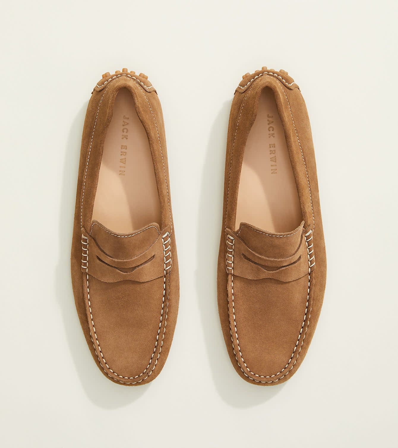 Parker Driving Loafer - Navy Suede | Jack Erwin | Wolf & Badger display picture 1