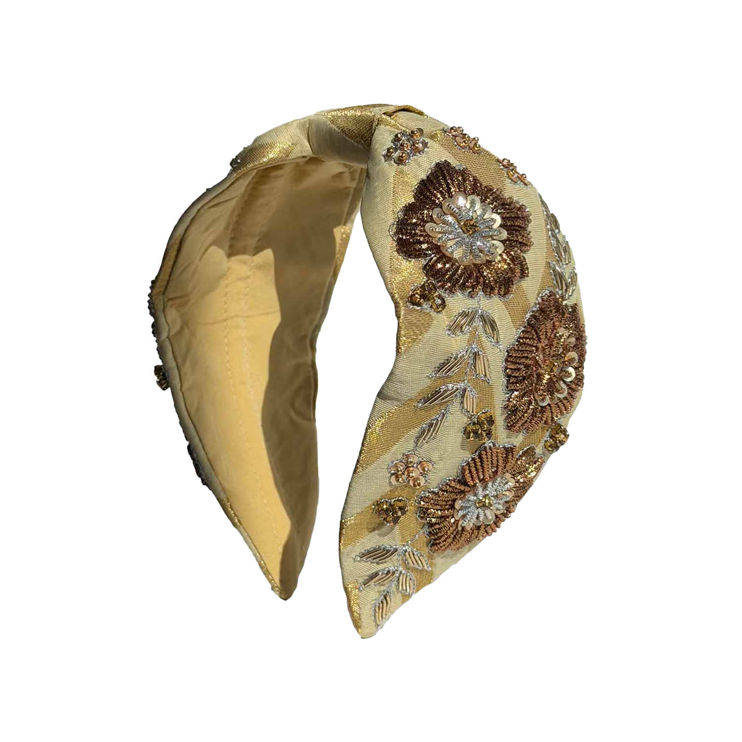 Women's Gold / Neutrals Headband Amber Bloom | Vetka