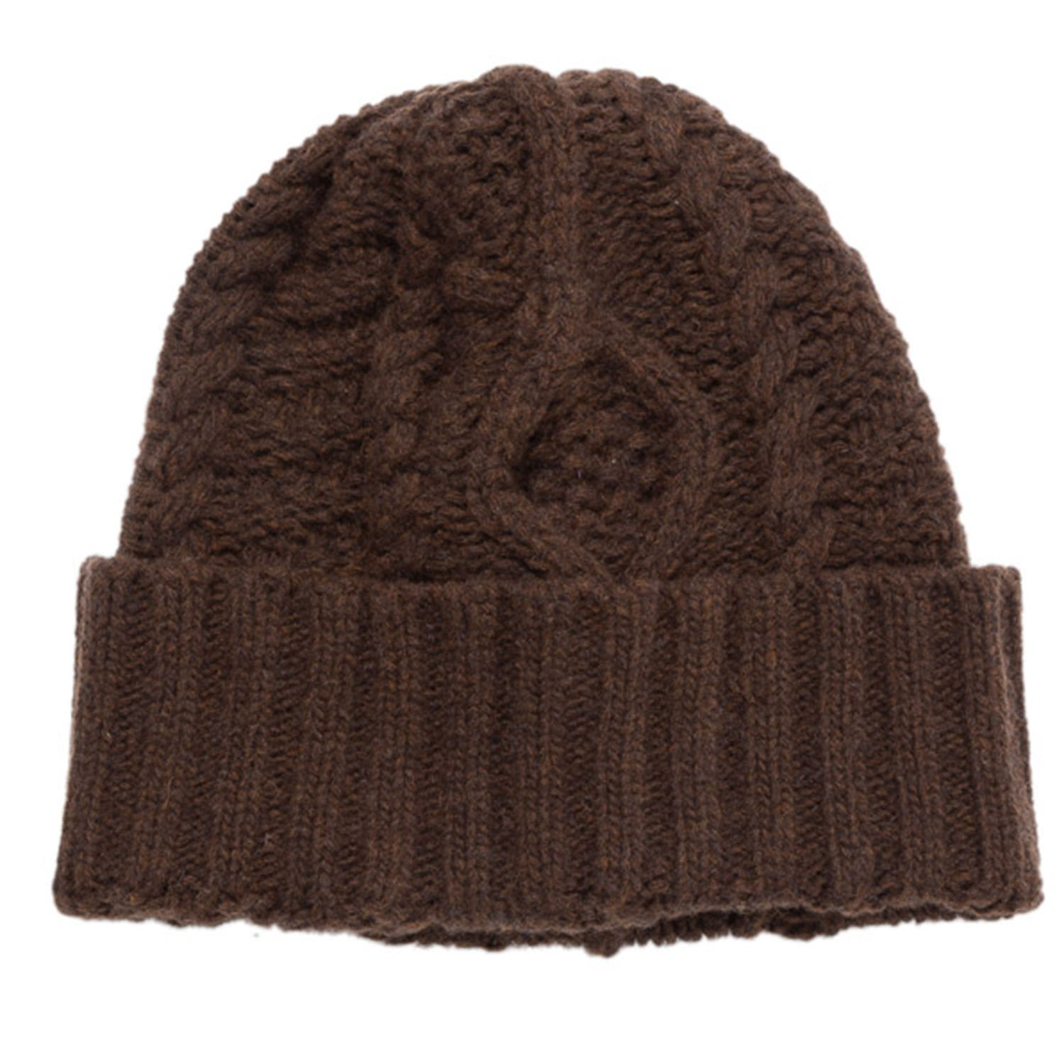 Peraluna Women's Twinkle Cable Knit Beanie In Brown In Brown