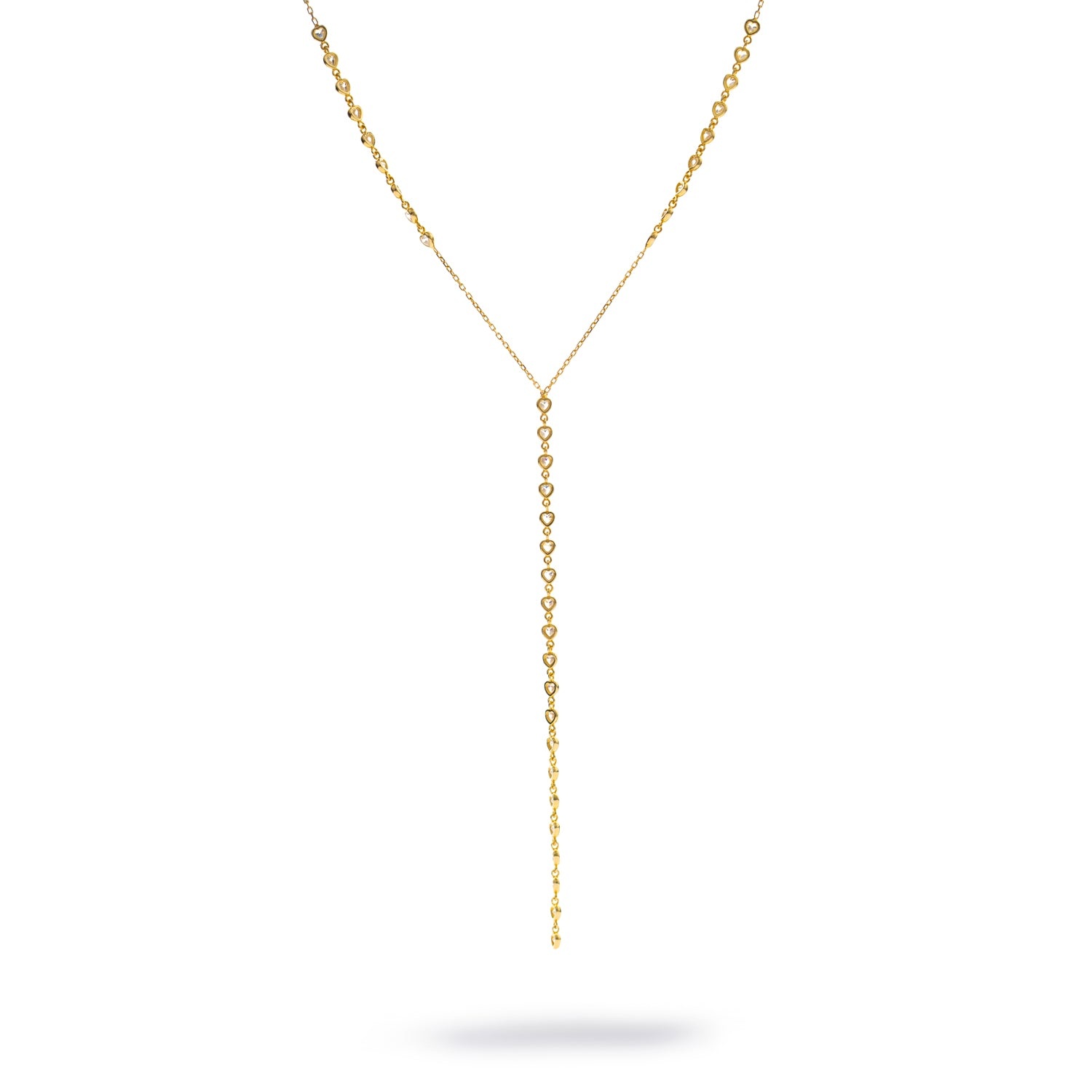 Ebru Jewelry Women's Starlight Elegance Diamond Y Gold Necklace - Gold In Gold