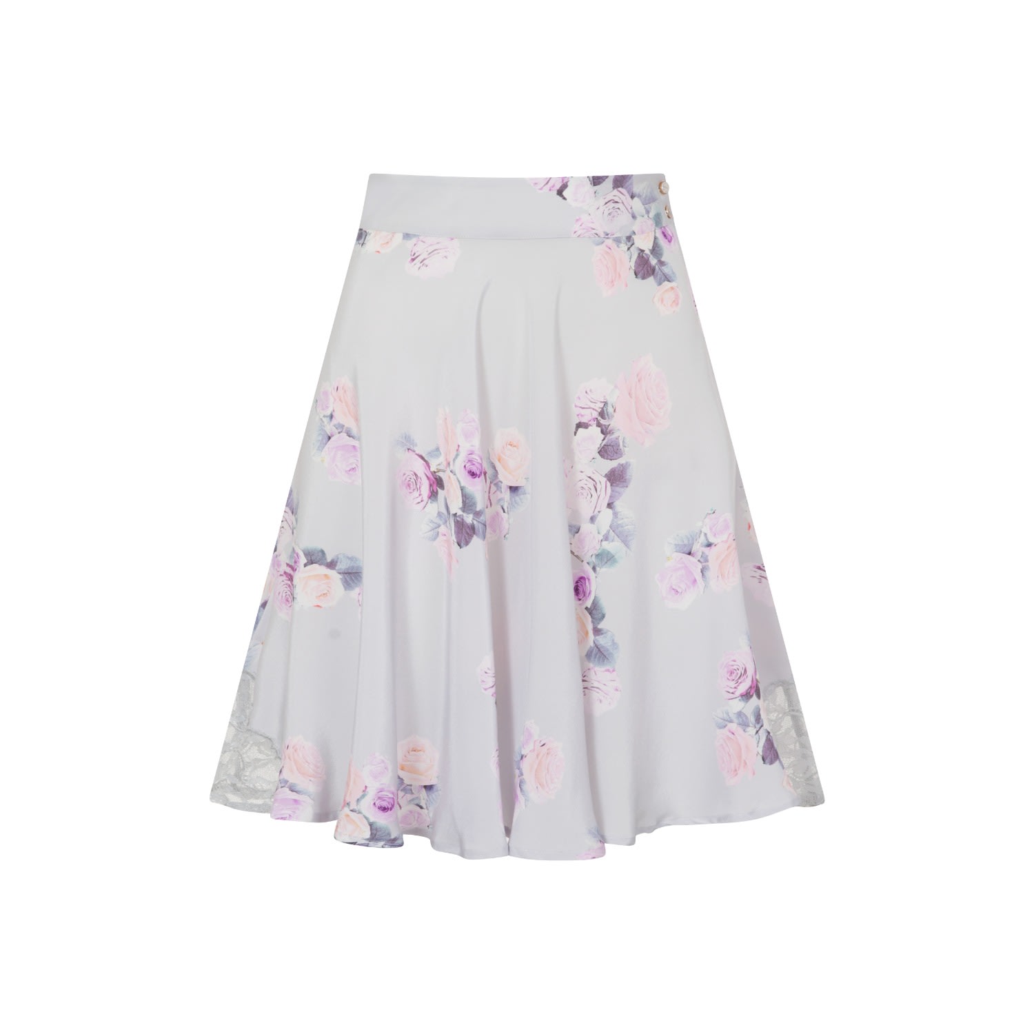 Women’s Rose Silk Skirt Medium Sophie Cameron Davies