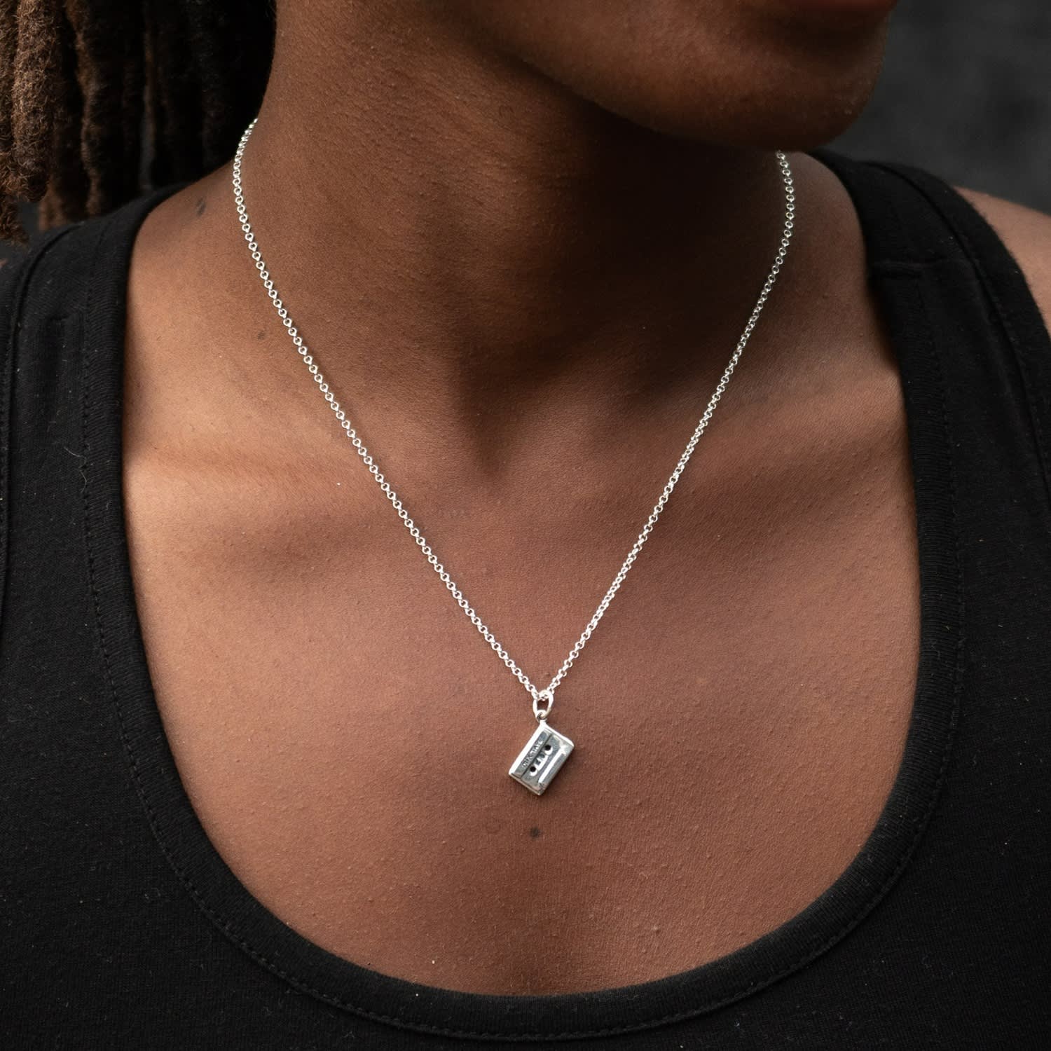 Silver Mix Tape Necklace | Scream Pretty | Wolf & Badger