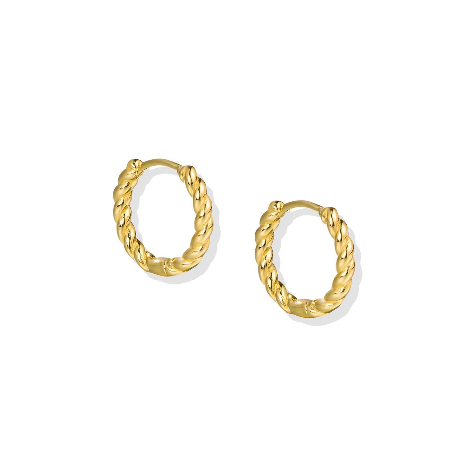 Women’s Ilana Hoop Earrings - 18K Gold Vermeil Lait & Lune