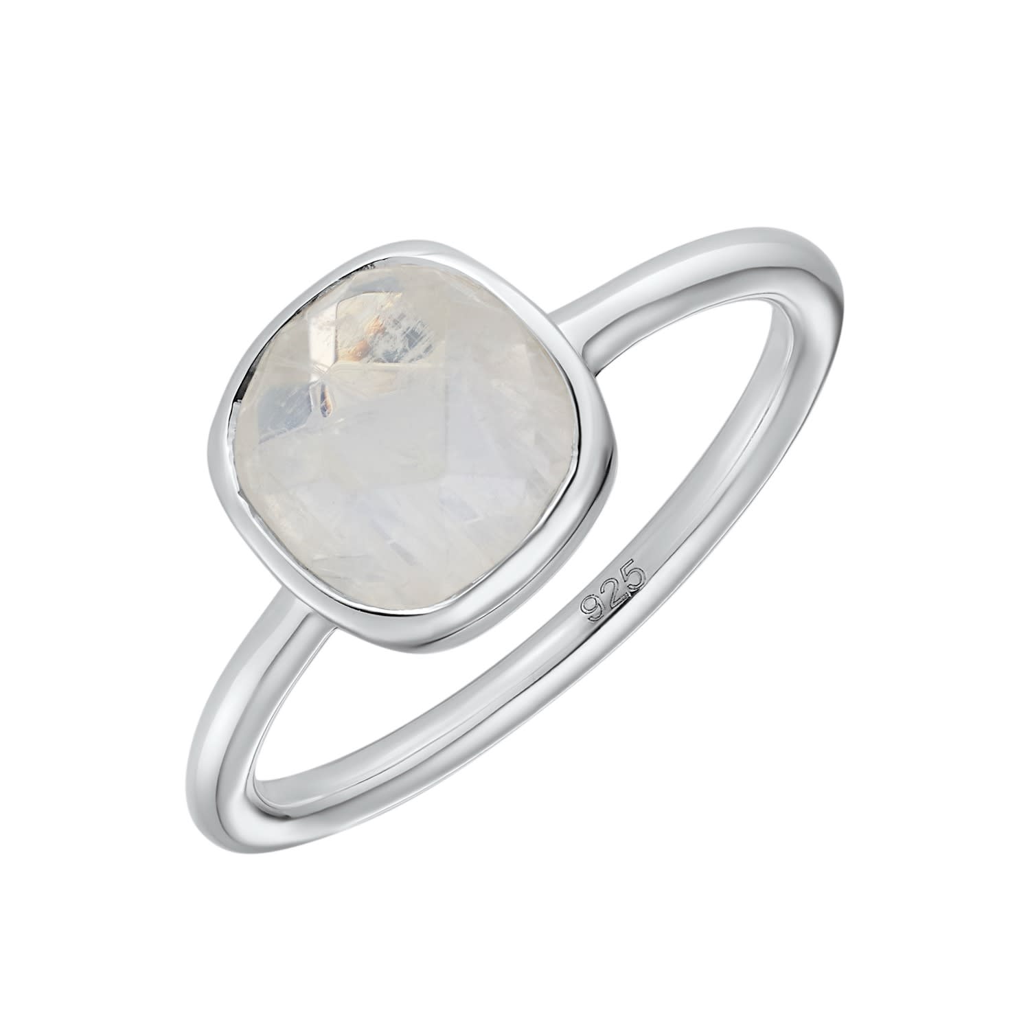 Women’s White Mondello Moonstone Sterling Silver Ring | Auree Jewellery