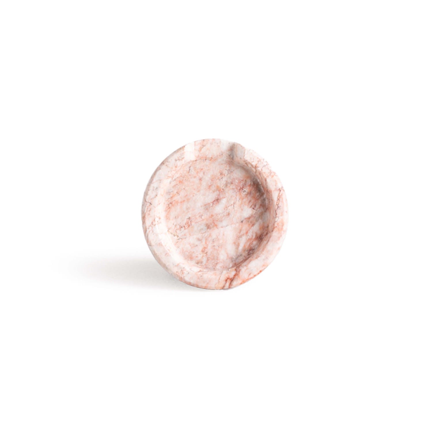 And Jacob Rose Gold Spoon Rest Small - Pink Marble In Pink