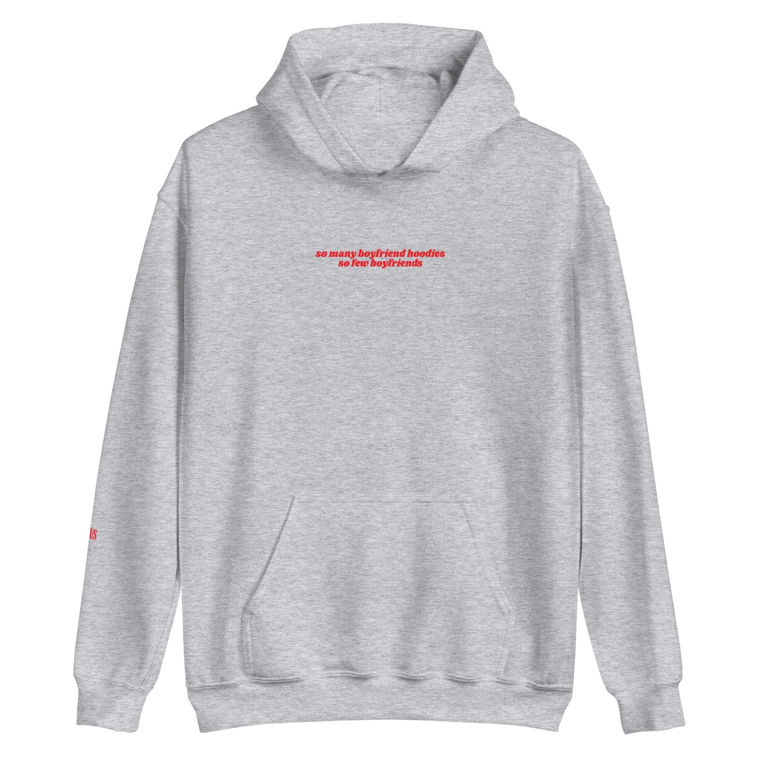 Boyfriend Hoodie- Grey | NUS | Wolf u0026 Badger