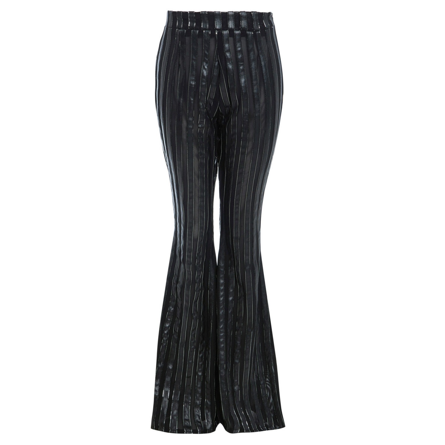 Women’s Black Sly High Waisted Wide Leg Trousers Extra Small Sarvin