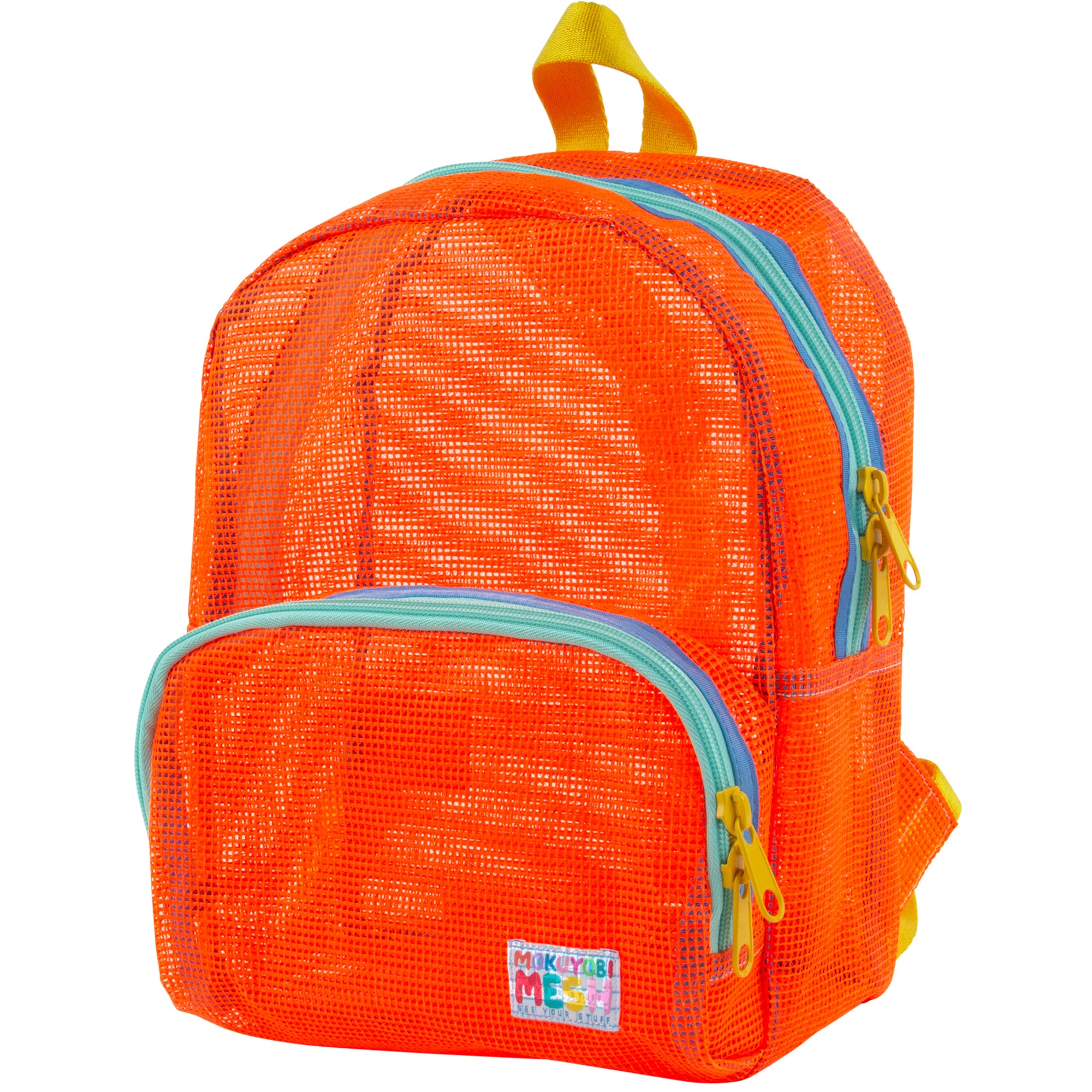 Mokuyobi Women's Yellow / Orange Tiger Mesh Mini Backpack In Yellow/orange