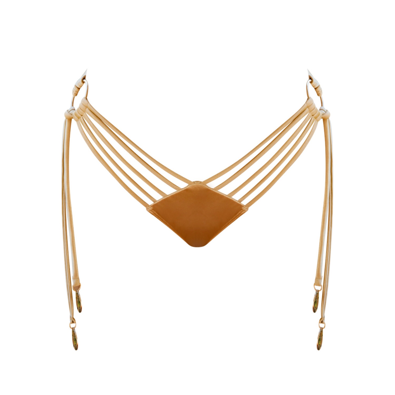 Ivy Swimwear Women's Aurora In Gold Bikini Bottoms In Gold