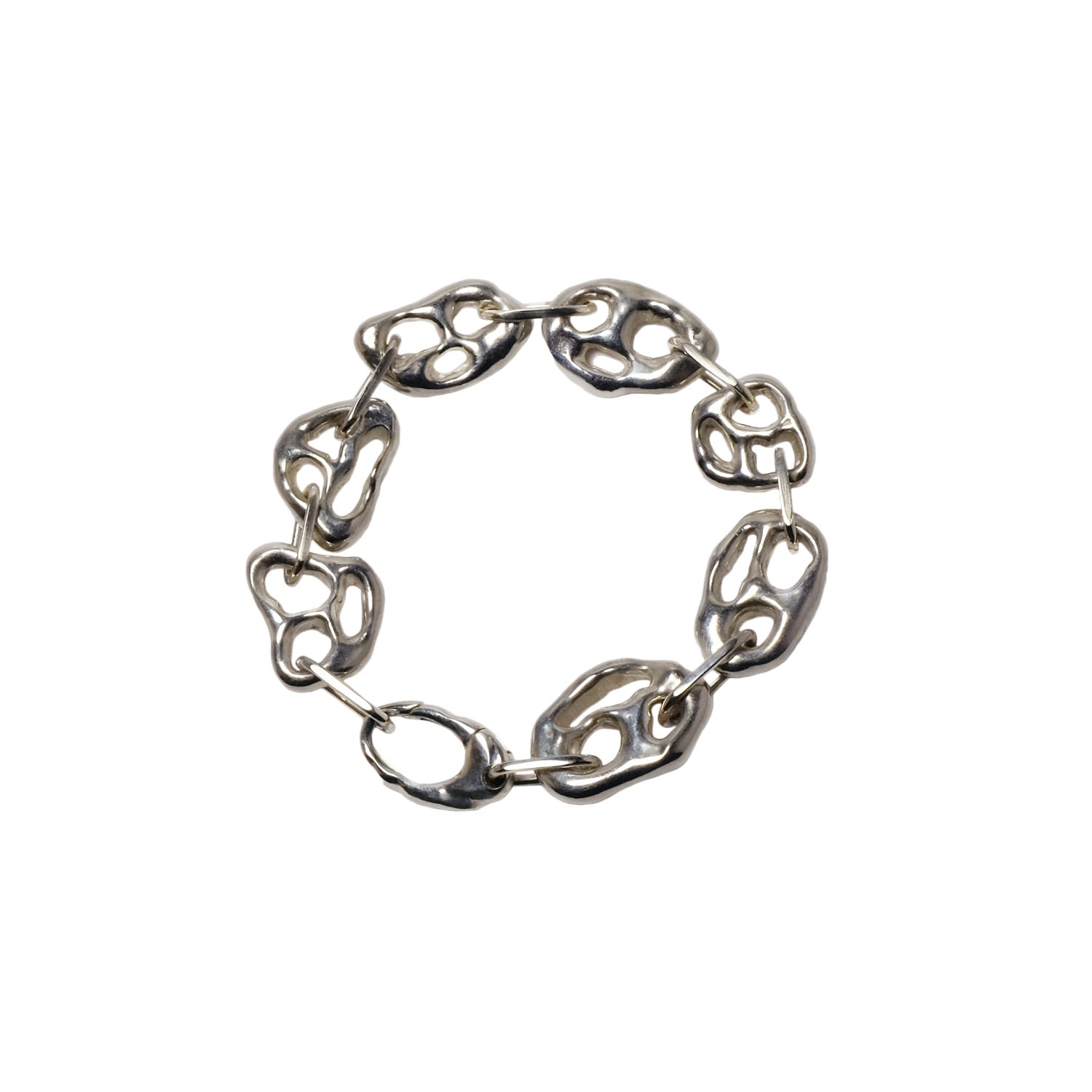 Women’s Silver Chunky Bloop Face Bracelet Iona Hindmarch Bisset